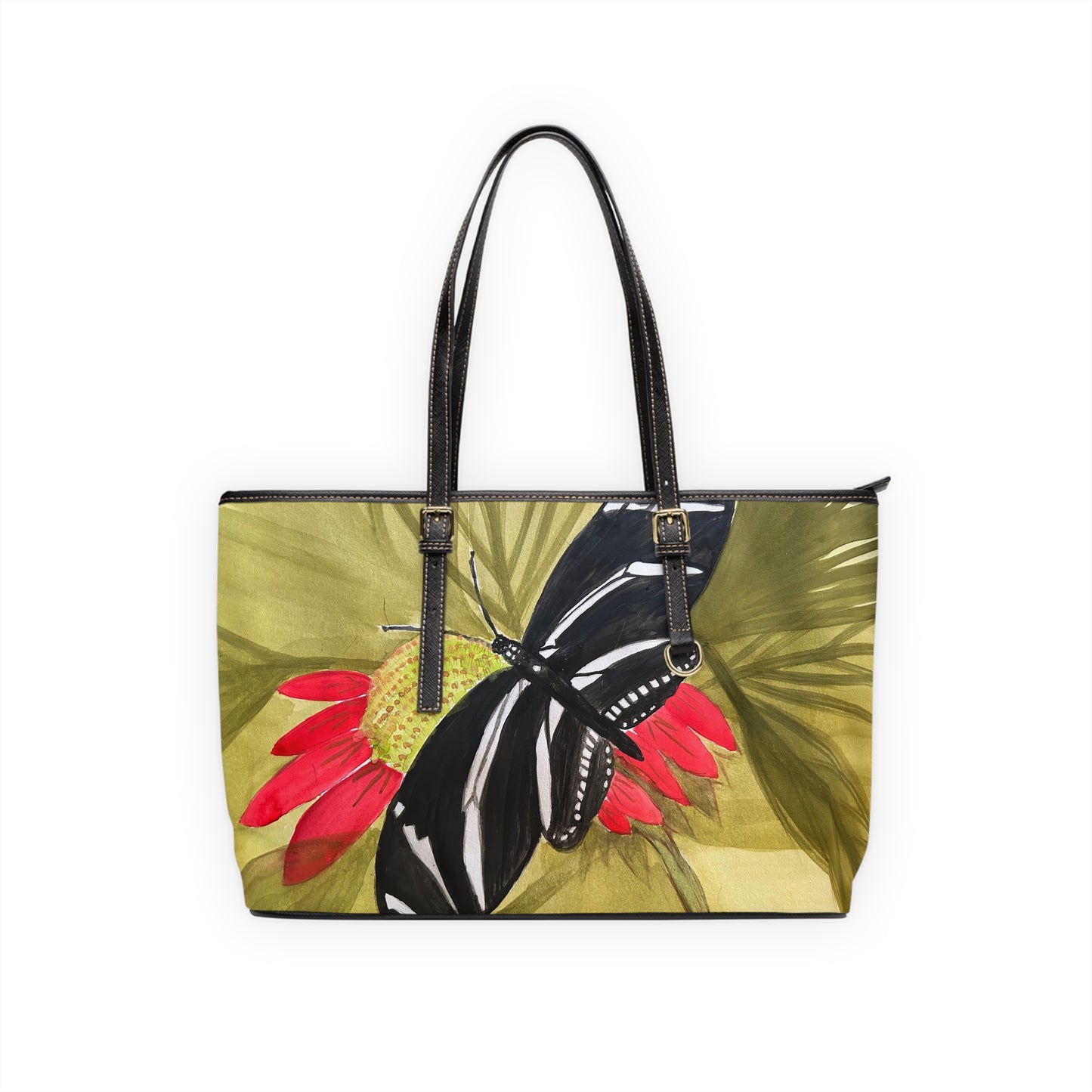 Butterfly PU Leather Shoulder Bag
