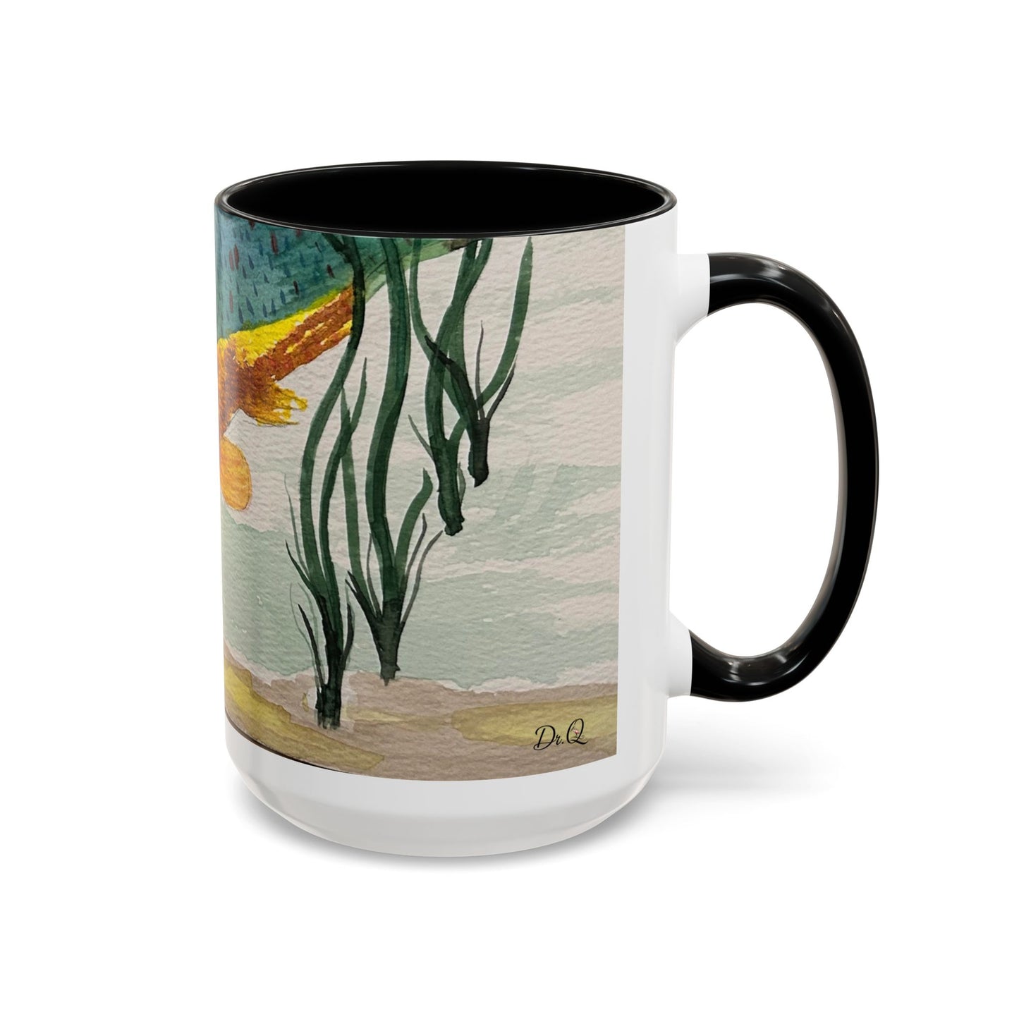 Texas Sunfish Accent Coffee Mug — Fishing Lake Lover Gift
