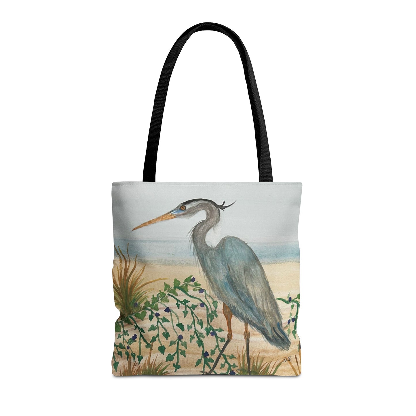 Blue Heron Juvenile Tote Bag (AOP)