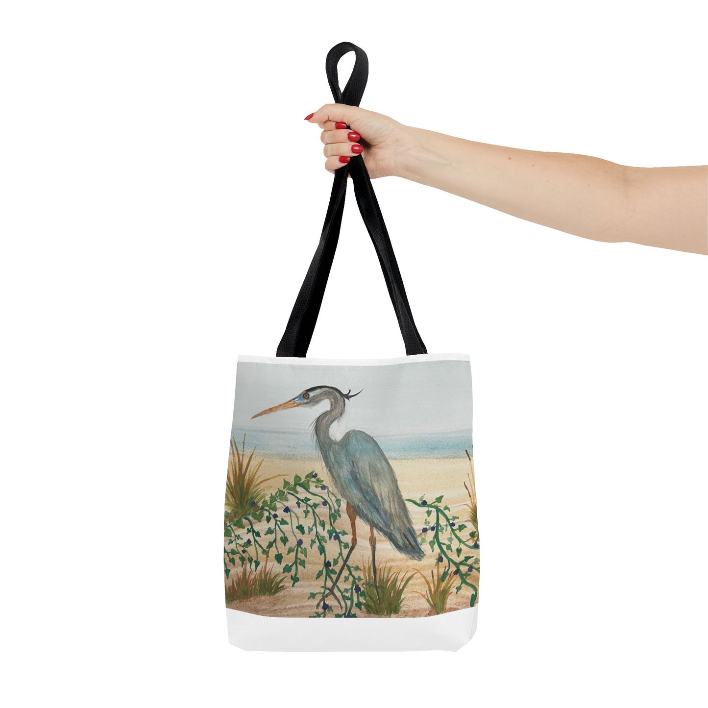 Blue Heron Juvenile Tote Bag (AOP)