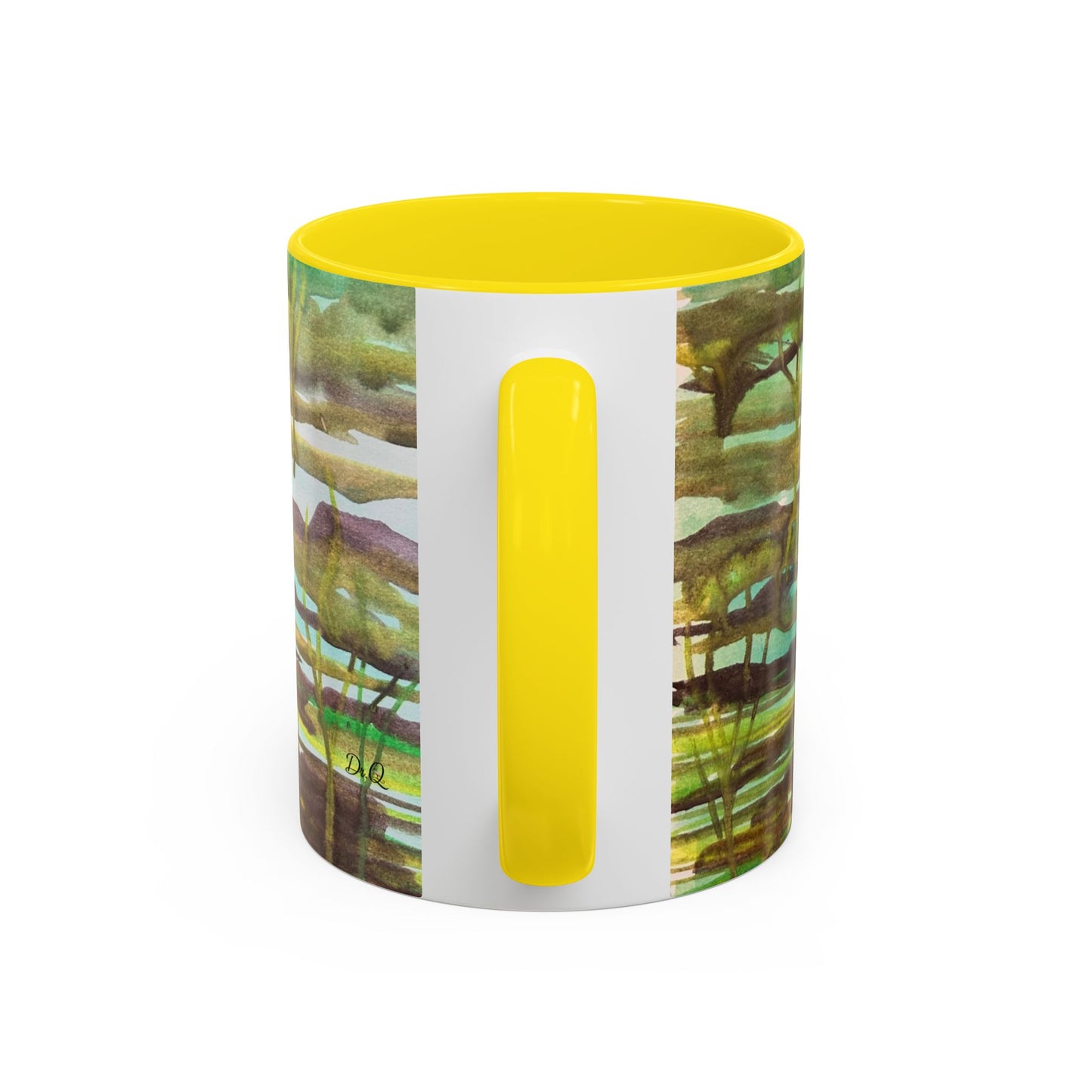 Blue Crab Under the Sea Accent Coffee Mug — Nautical Ocean Ceramic Mug (11/15oz)