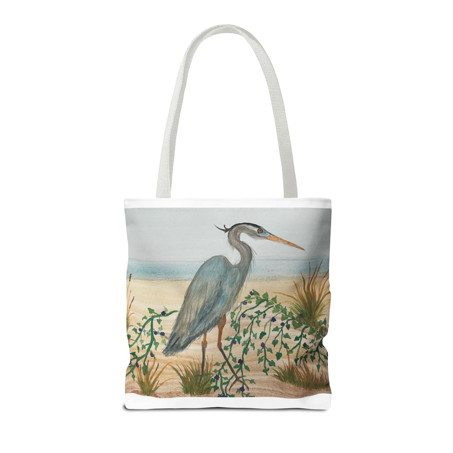 Blue Heron Juvenile Tote Bag (AOP)