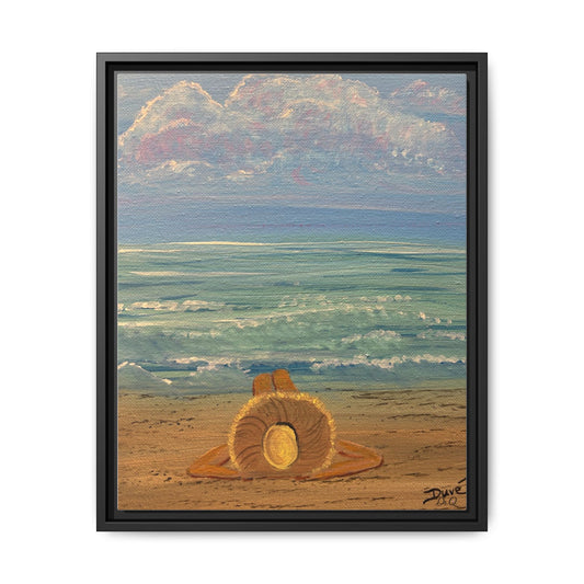 Canvas Print - 'Golden Rays' Beach Print