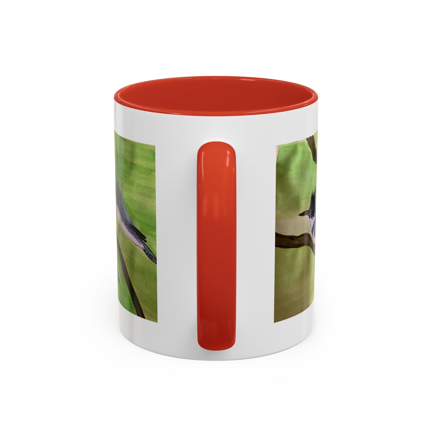 Belted King Fisher Accent Coffee Mug (11, 15oz)