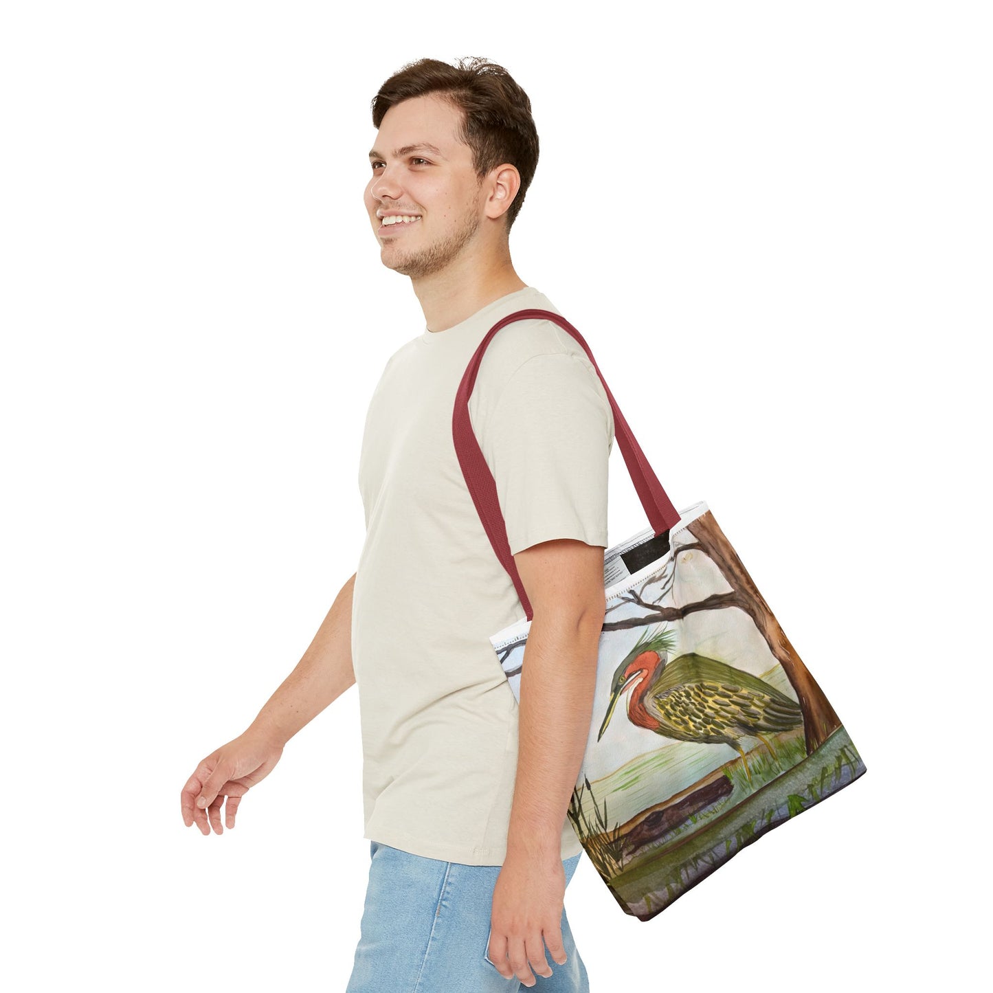 Green Heron Tote Bag