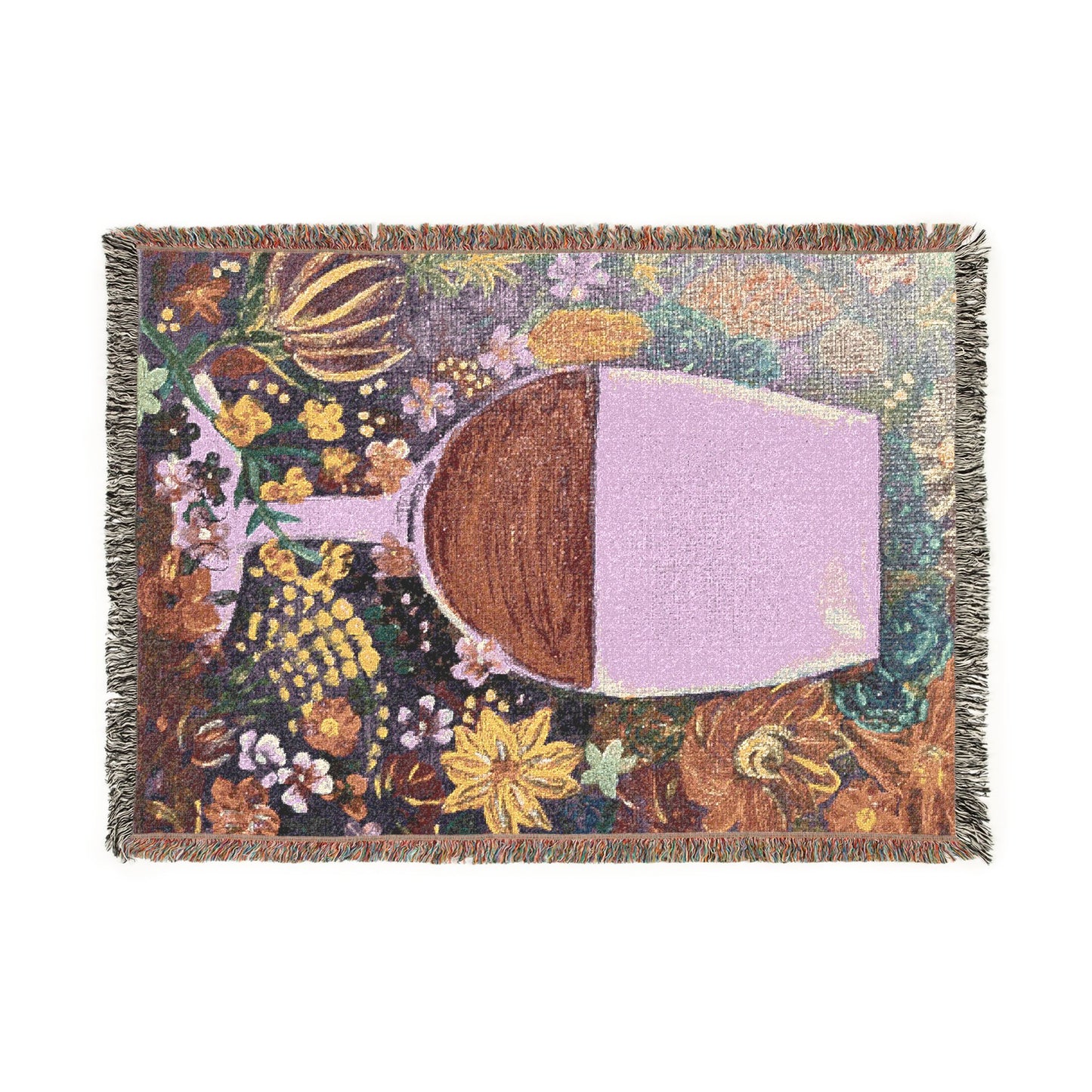Glass of Red by Dr. Q - Woven Blanket