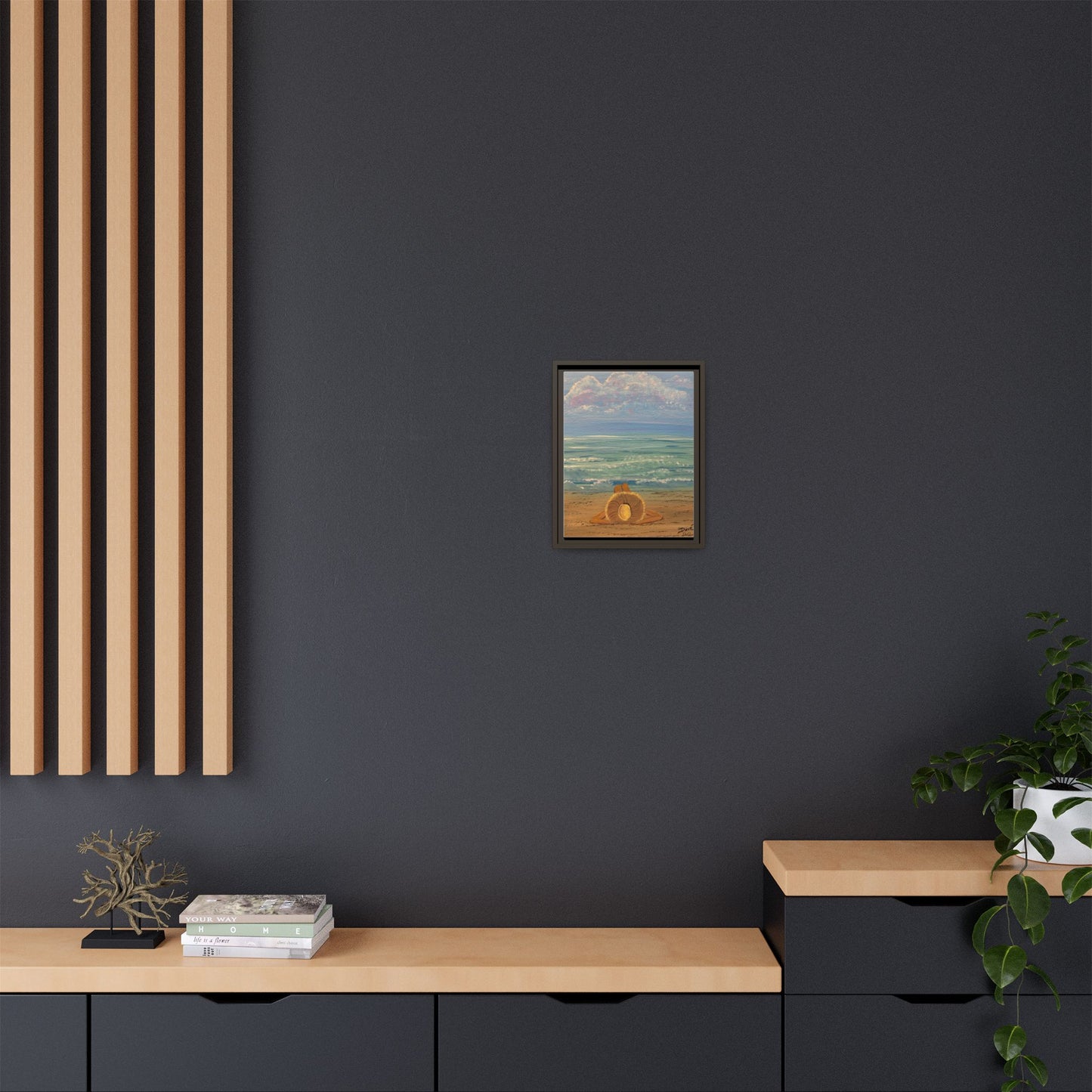 Canvas Print - 'Golden Rays' Beach Print