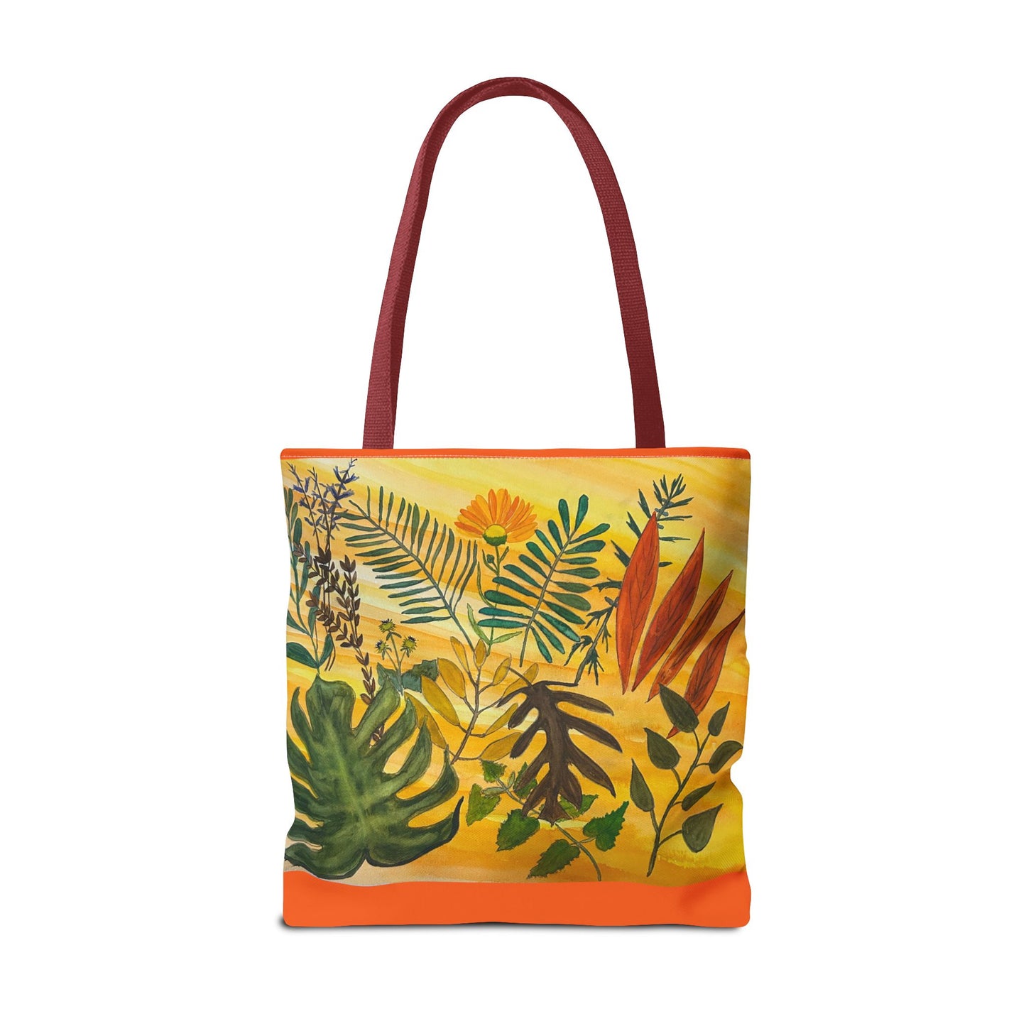 "Tropical Botanicals & Herbs" Tote Bag (AOP)