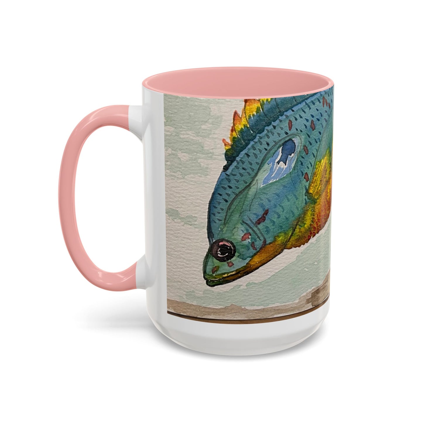 Texas Sunfish Accent Coffee Mug — Fishing Lake Lover Gift