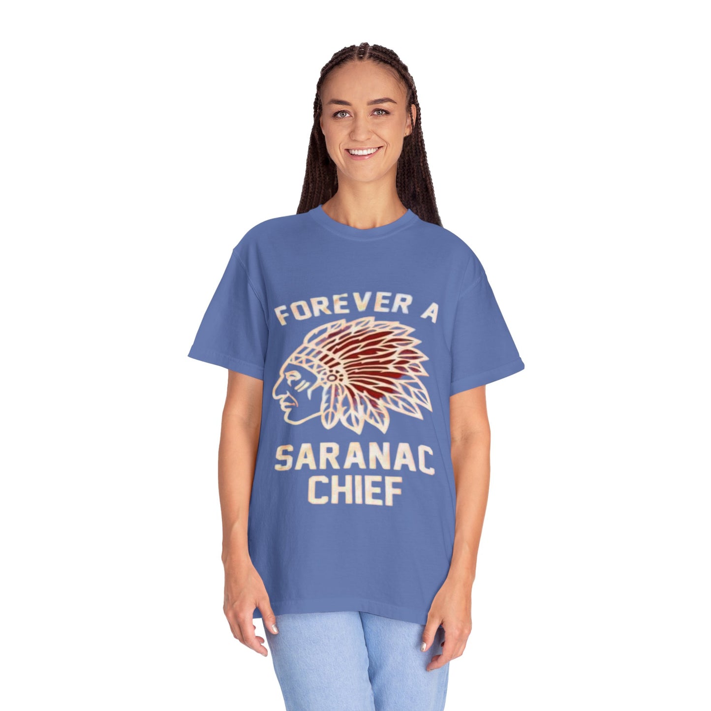 Forever a Saranac Chief Unisex Garment-Dyed T-shirt