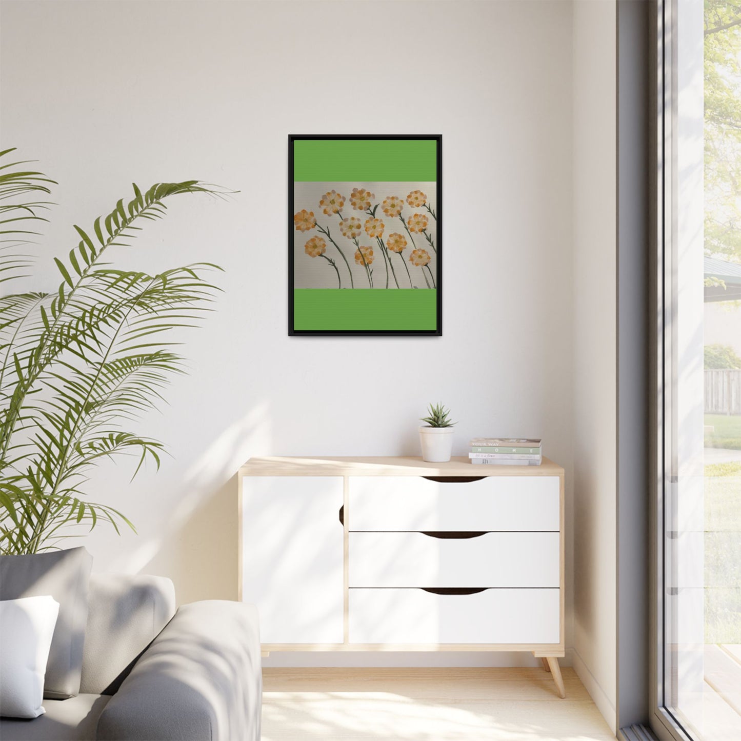 Matte Canvas, Framed (Multi-color)