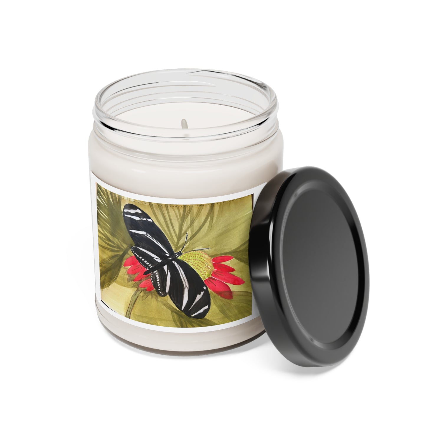 Butterfly Scented Soy Candle, 9oz