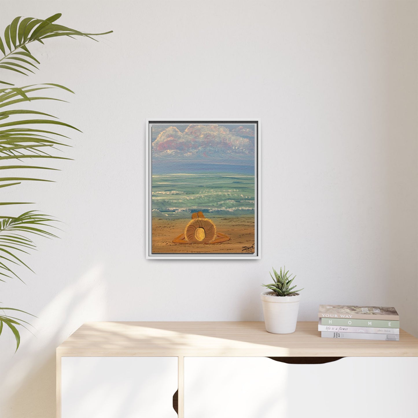 Canvas Print - 'Golden Rays' Beach Print