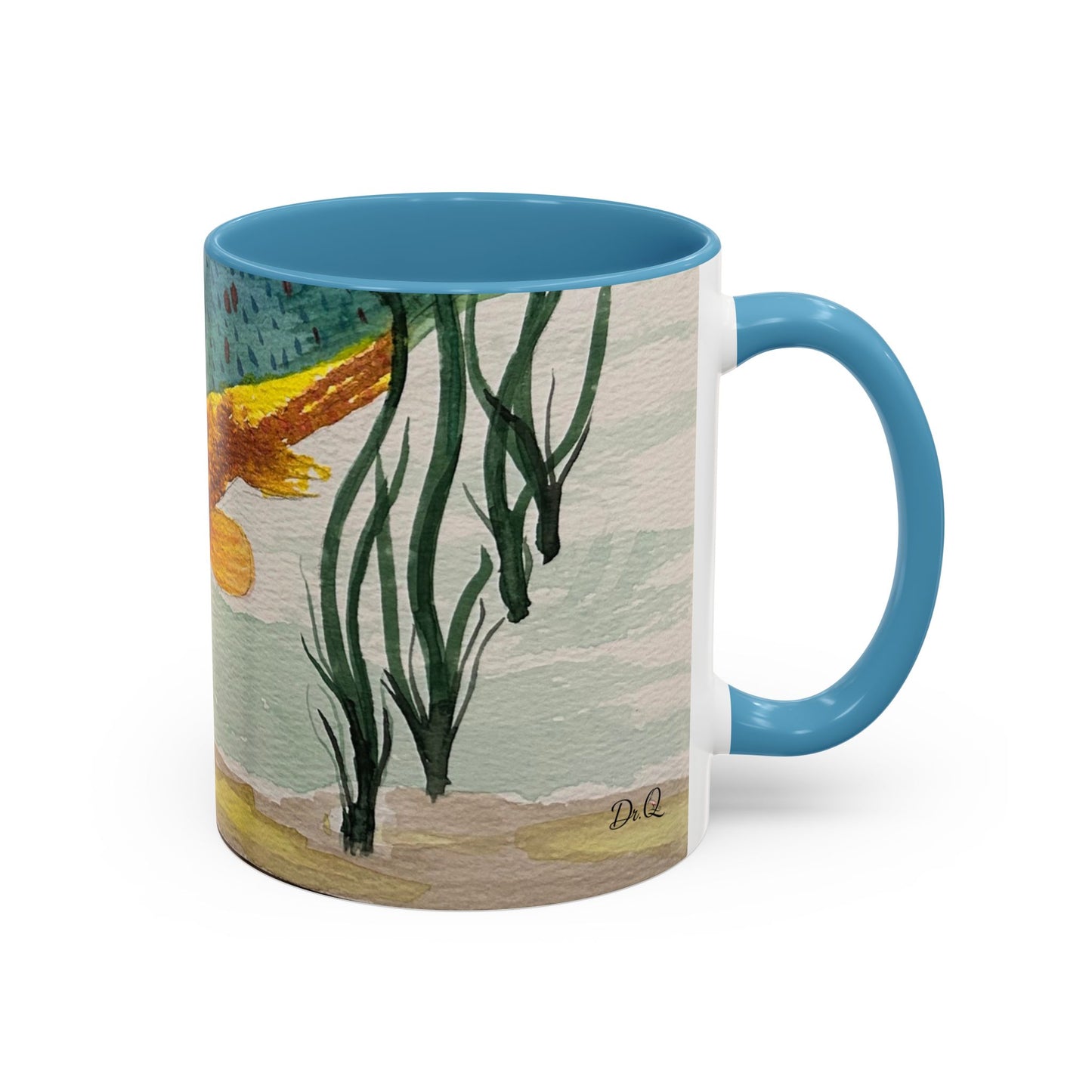 Texas Sunfish Accent Coffee Mug — Fishing Lake Lover Gift