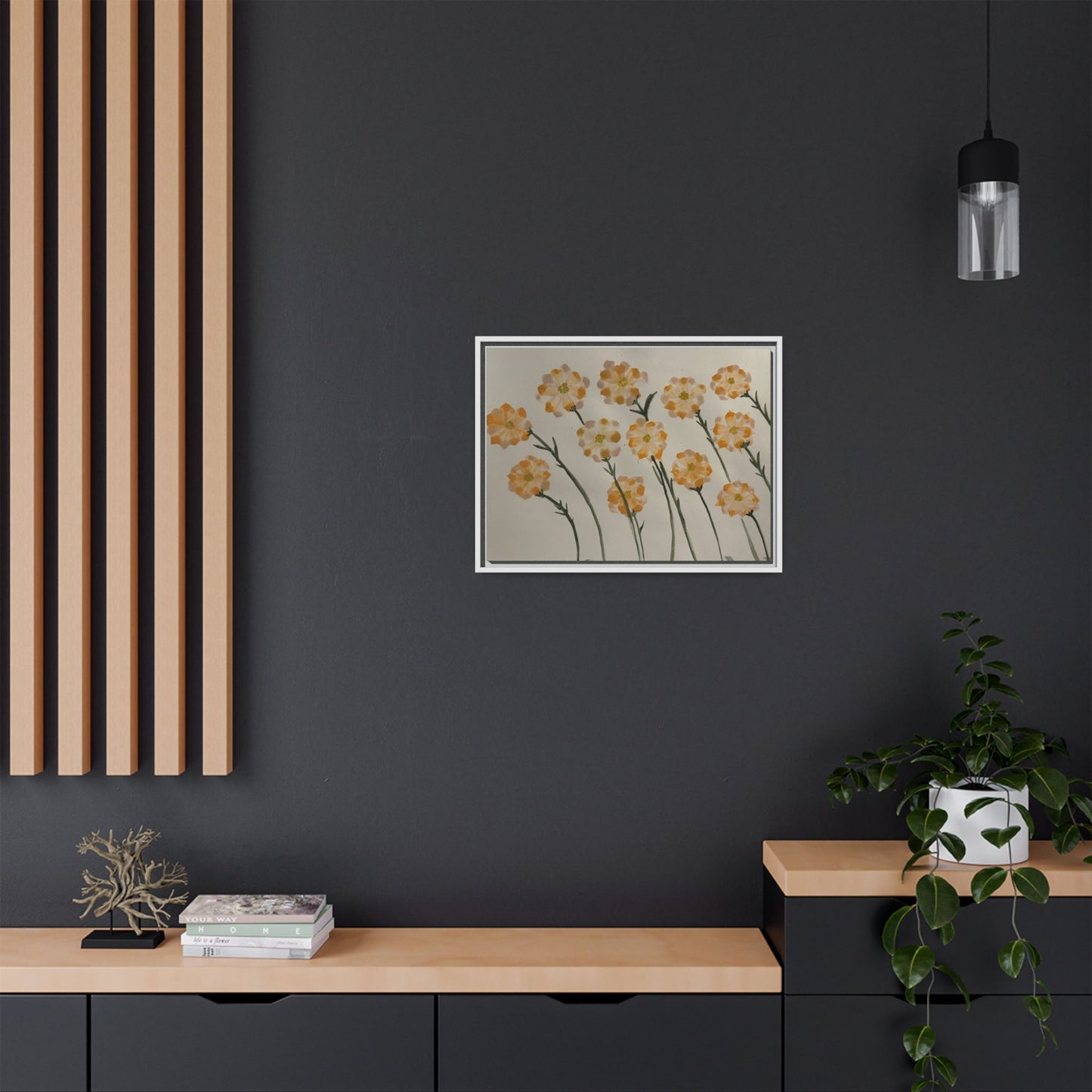 Matte Canvas, Framed (Multi-color)