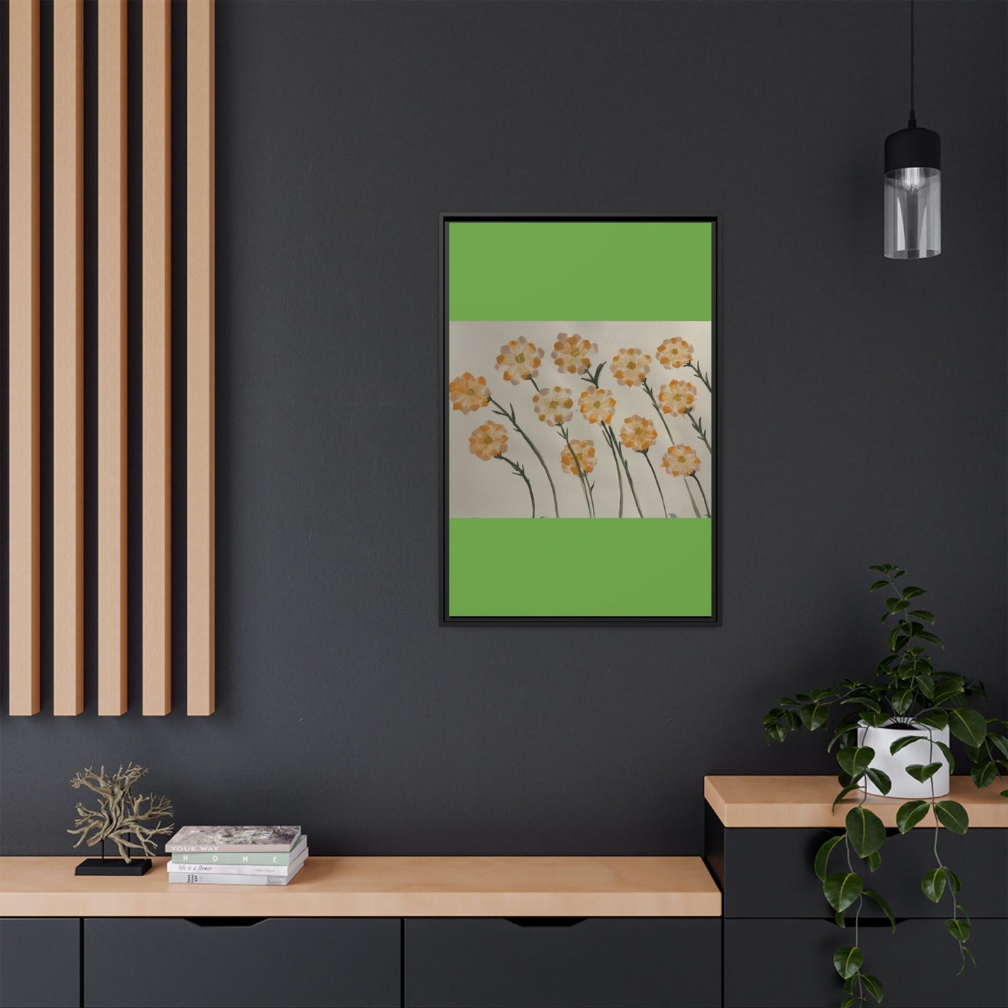 Matte Canvas, Framed (Multi-color)