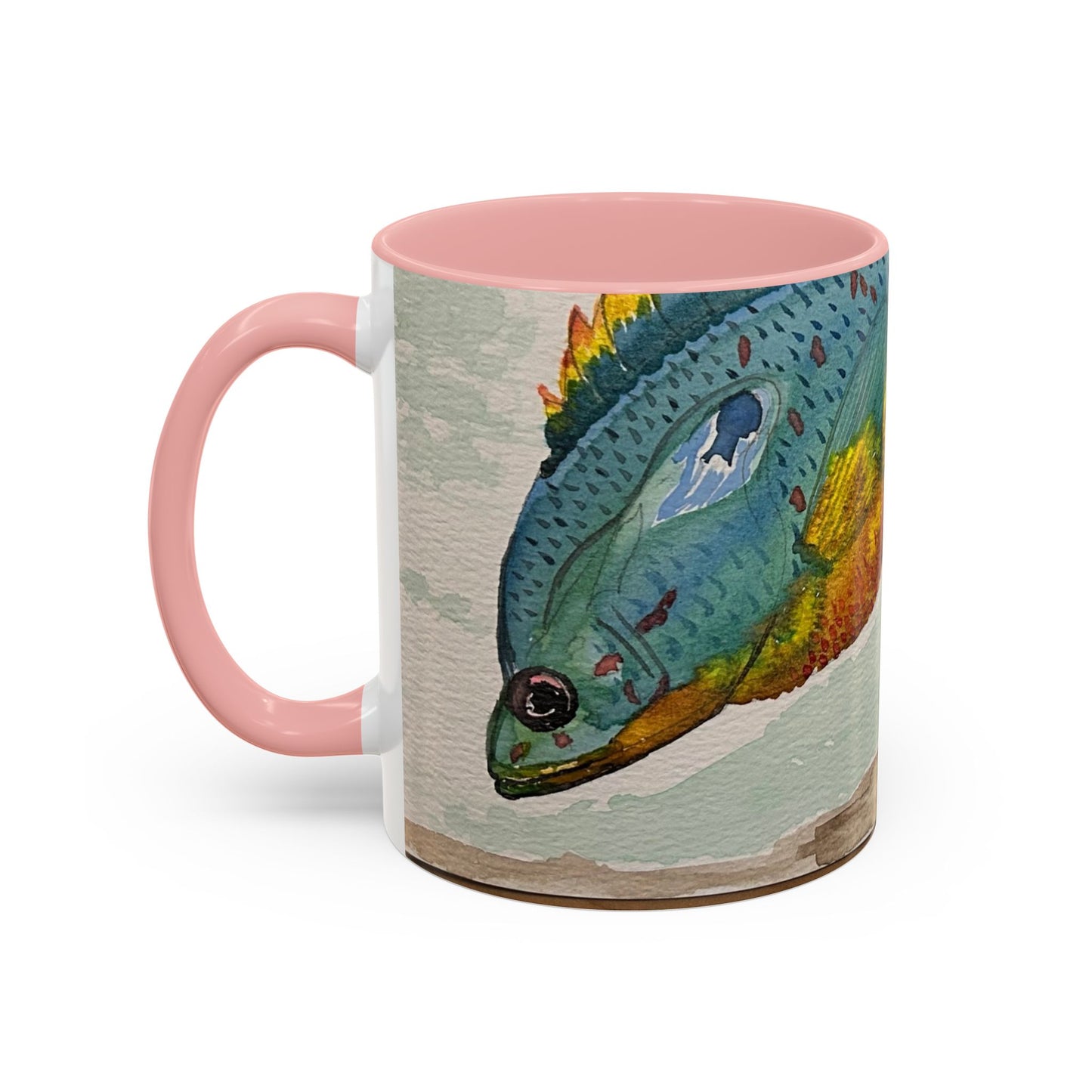 Texas Sunfish Accent Coffee Mug — Fishing Lake Lover Gift
