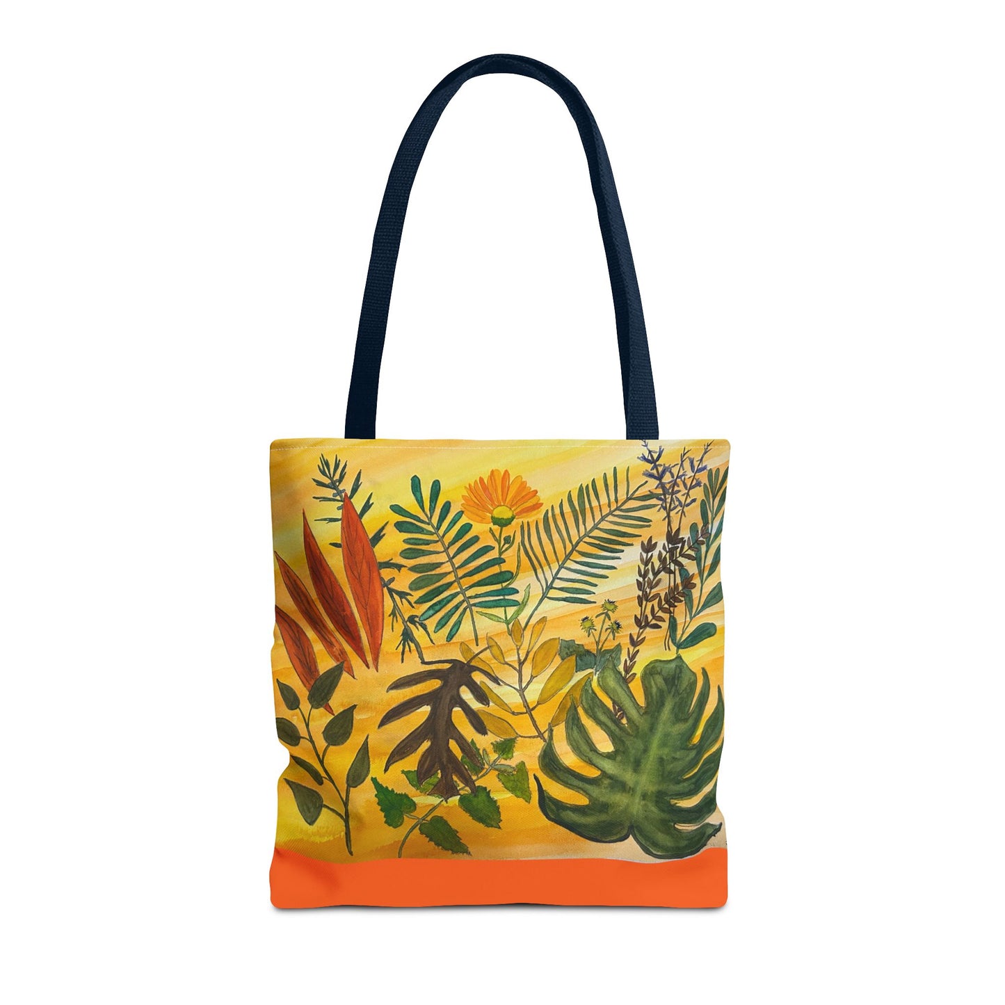 "Tropical Botanicals & Herbs" Tote Bag (AOP)