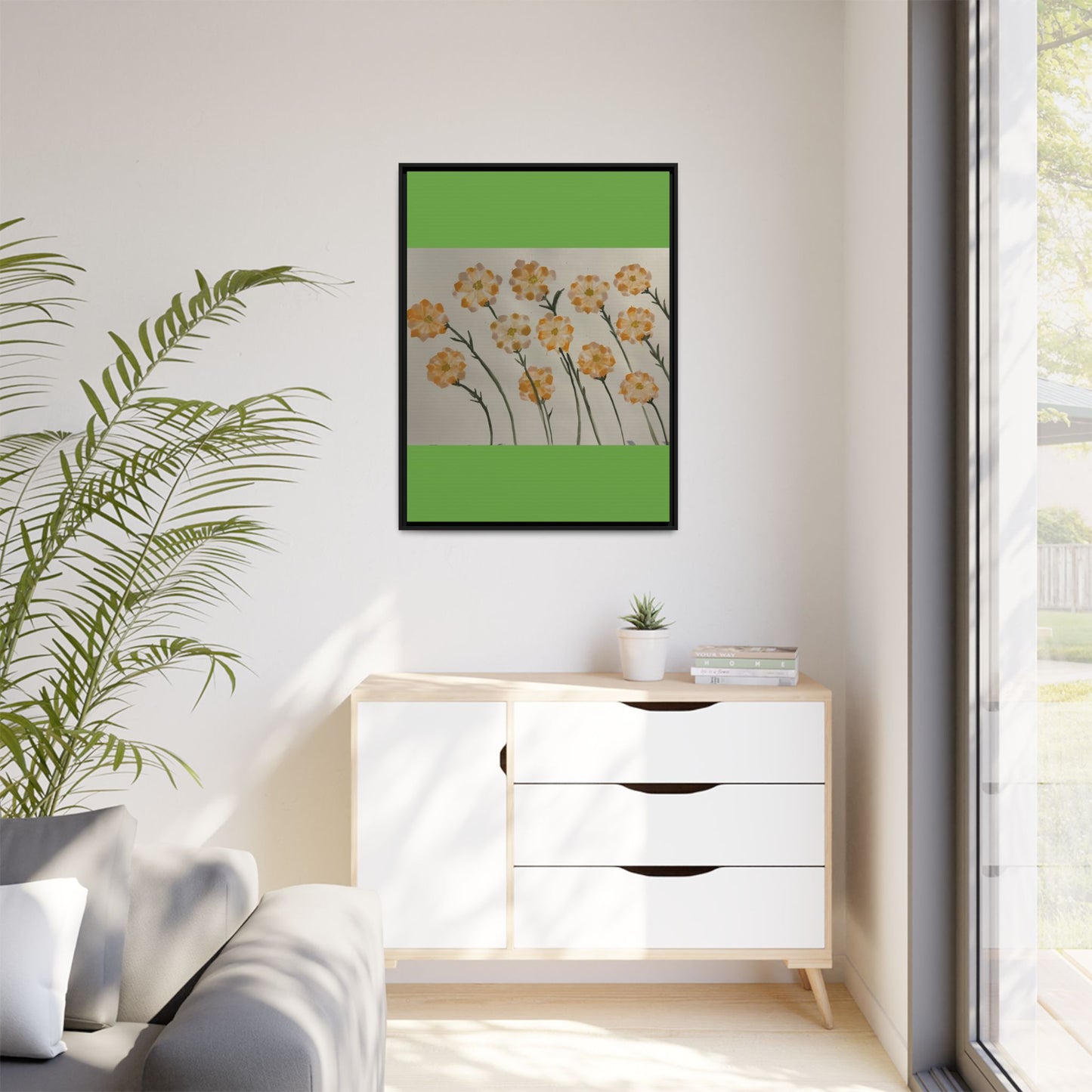 Matte Canvas, Framed (Multi-color)