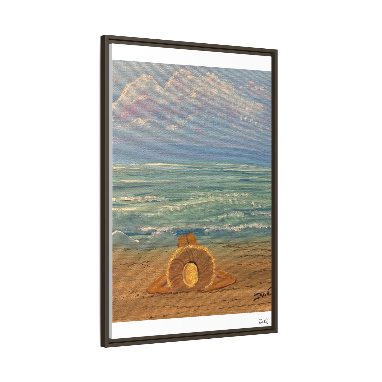 Canvas Print - 'Golden Rays' Beach Print