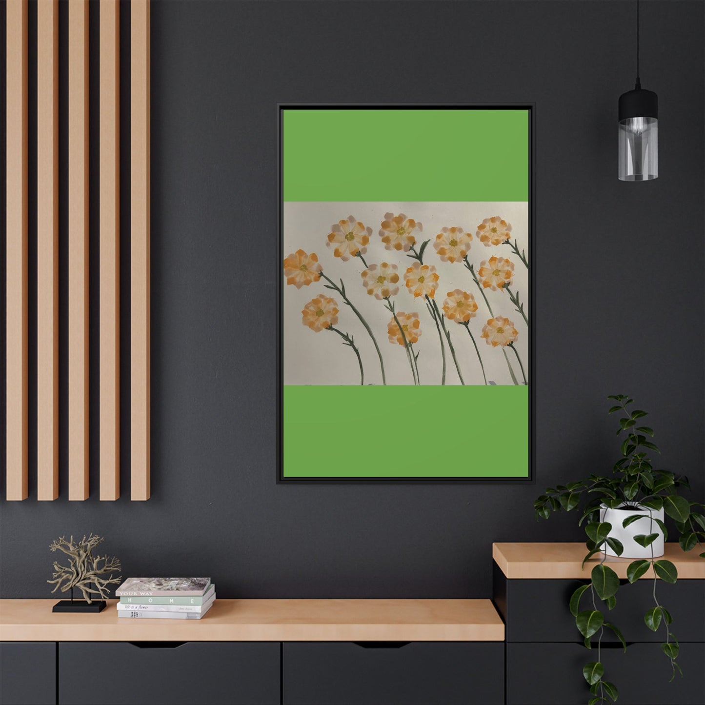 Matte Canvas, Framed (Multi-color)