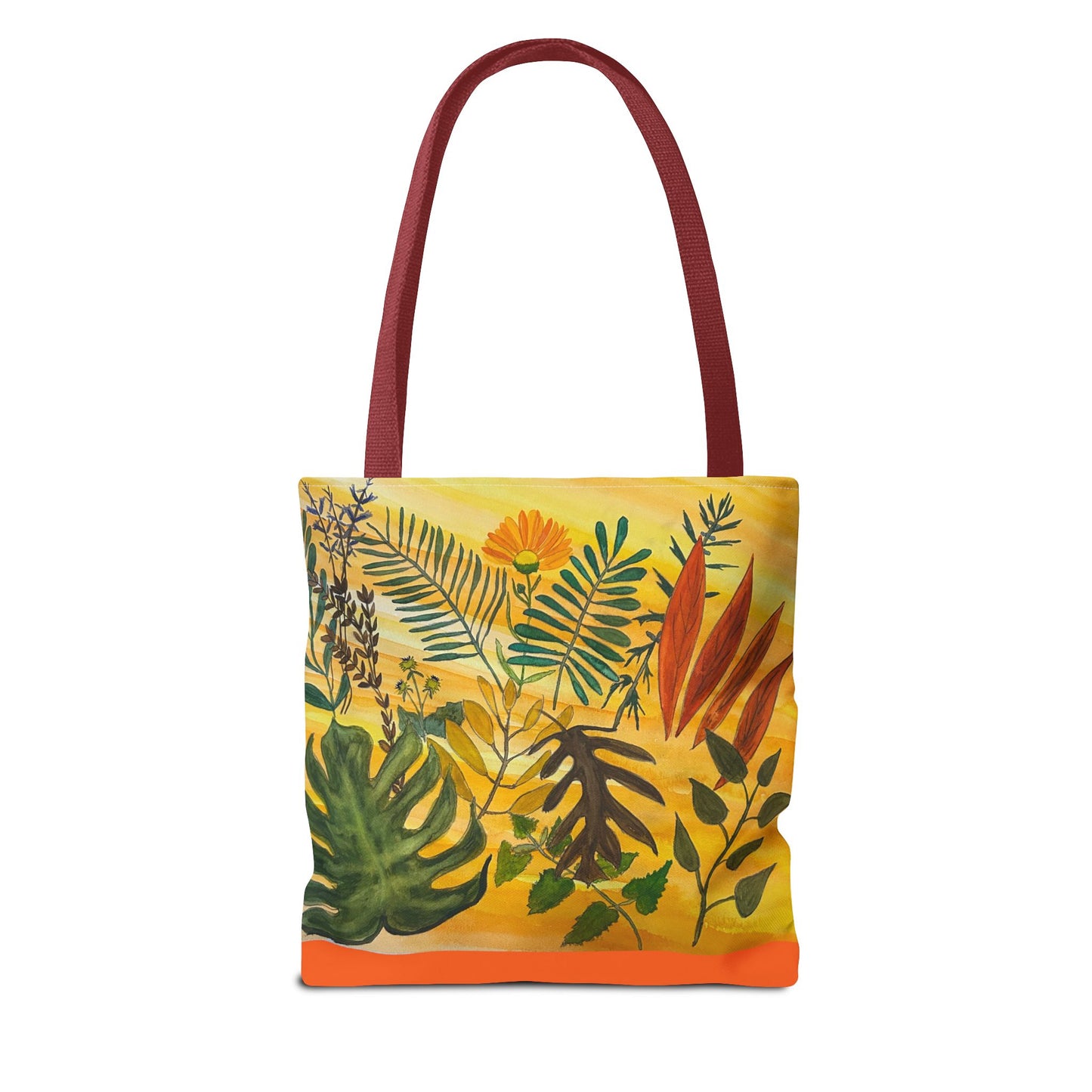 "Tropical Botanicals & Herbs" Tote Bag (AOP)
