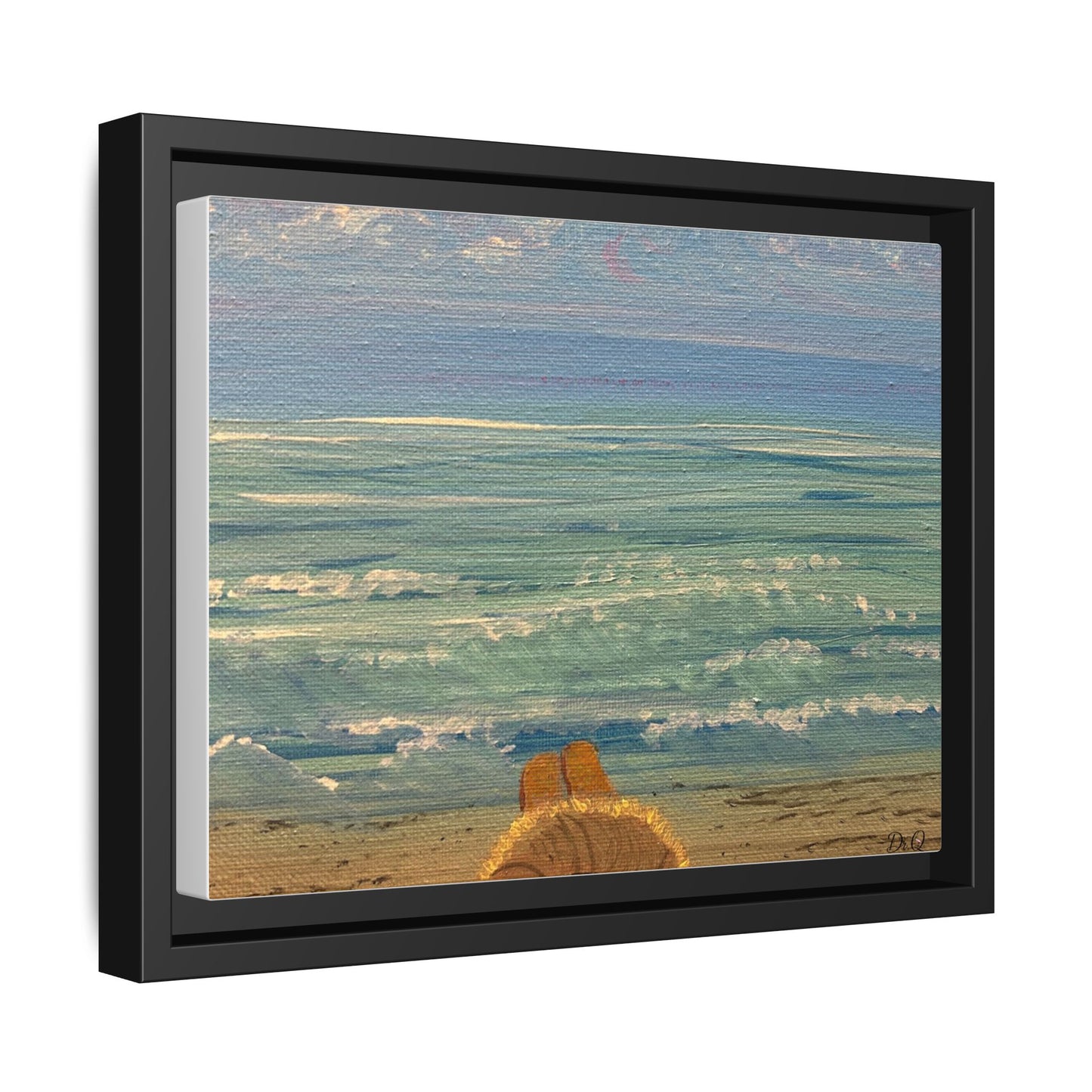 Canvas Print - 'Golden Rays' Beach Print