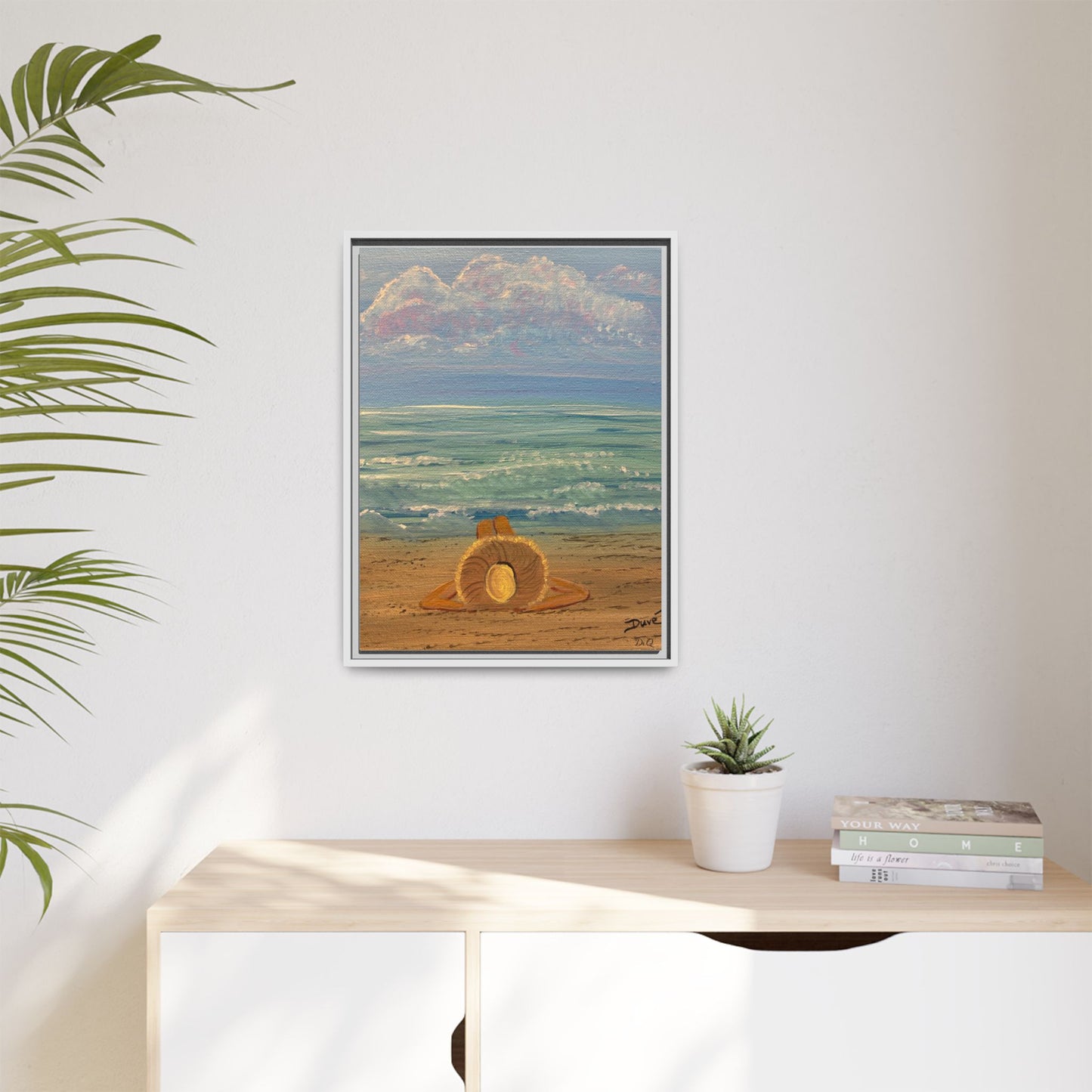 Canvas Print - 'Golden Rays' Beach Print