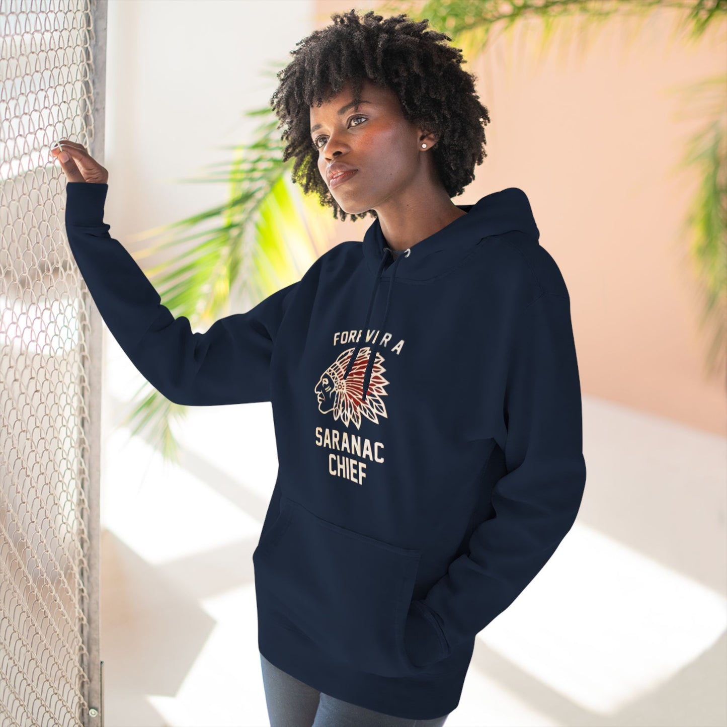 Forever a Saranac Chief Three-Panel Fleece Hoodie