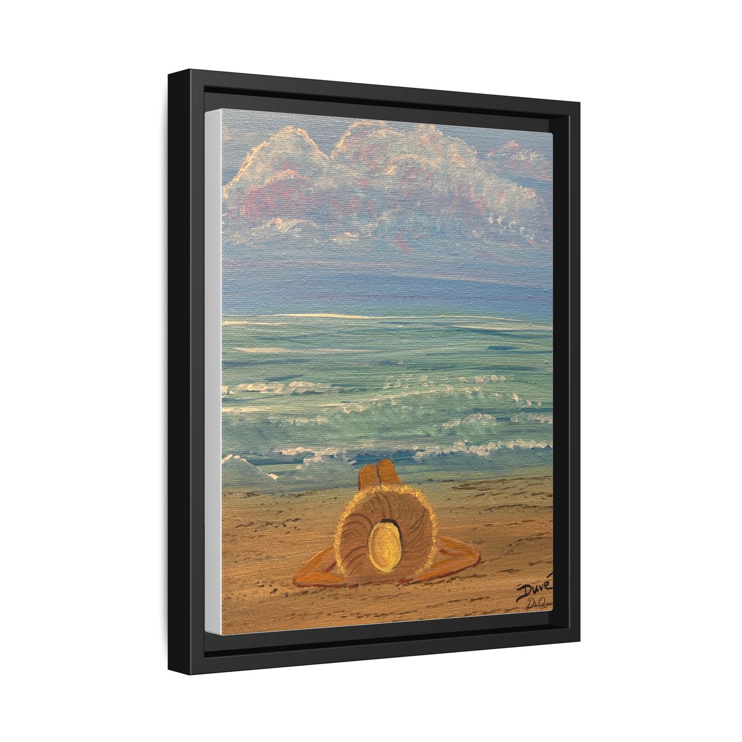 Canvas Print - 'Golden Rays' Beach Print