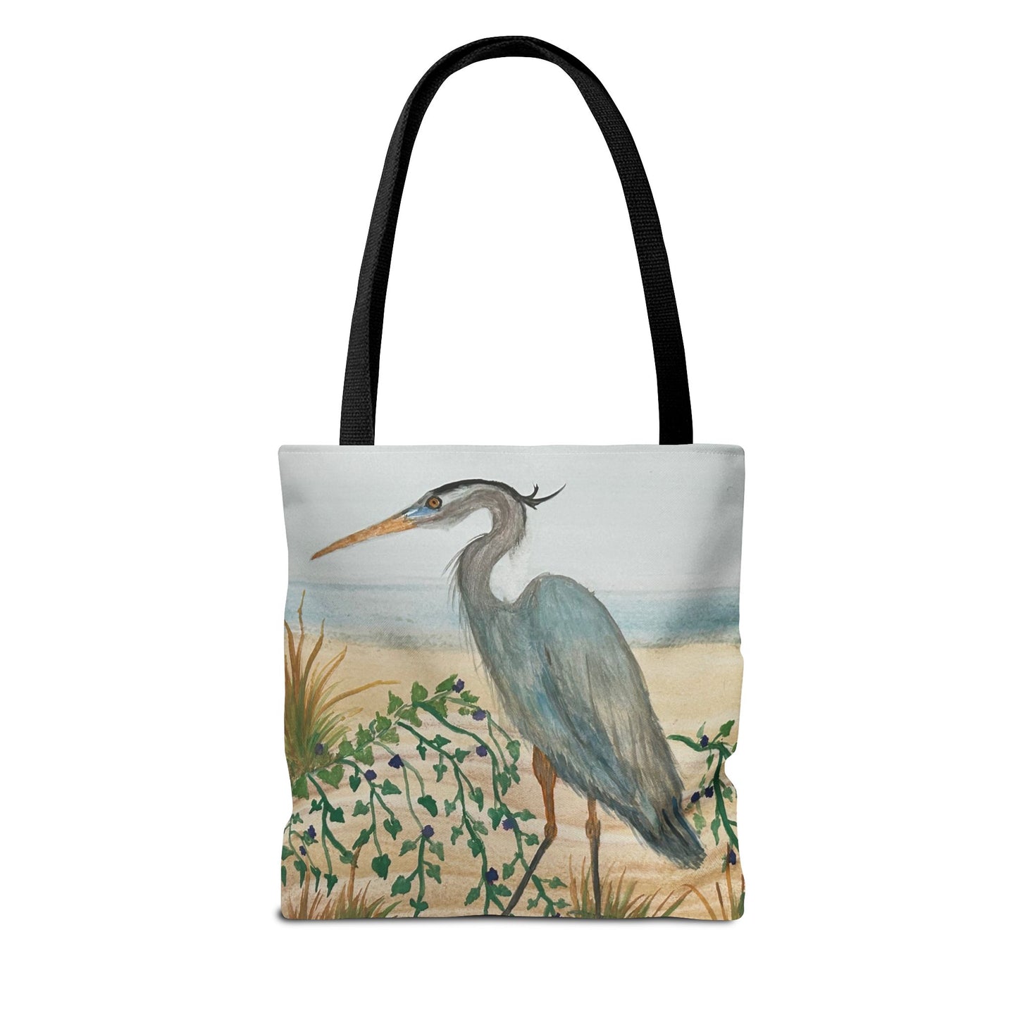 Blue Heron Juvenile Tote Bag (AOP)