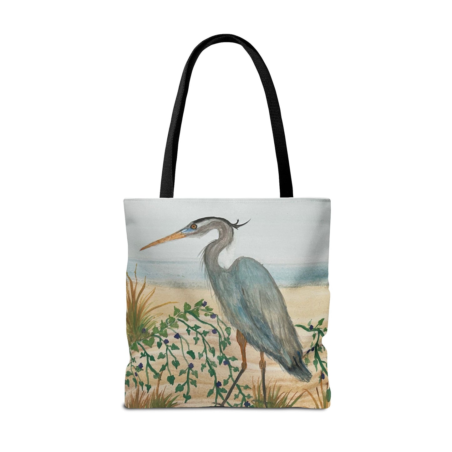 Blue Heron Juvenile Tote Bag (AOP)