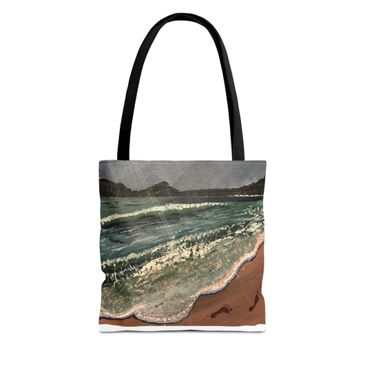 Walk on the Beach Tote Bag (AOP)