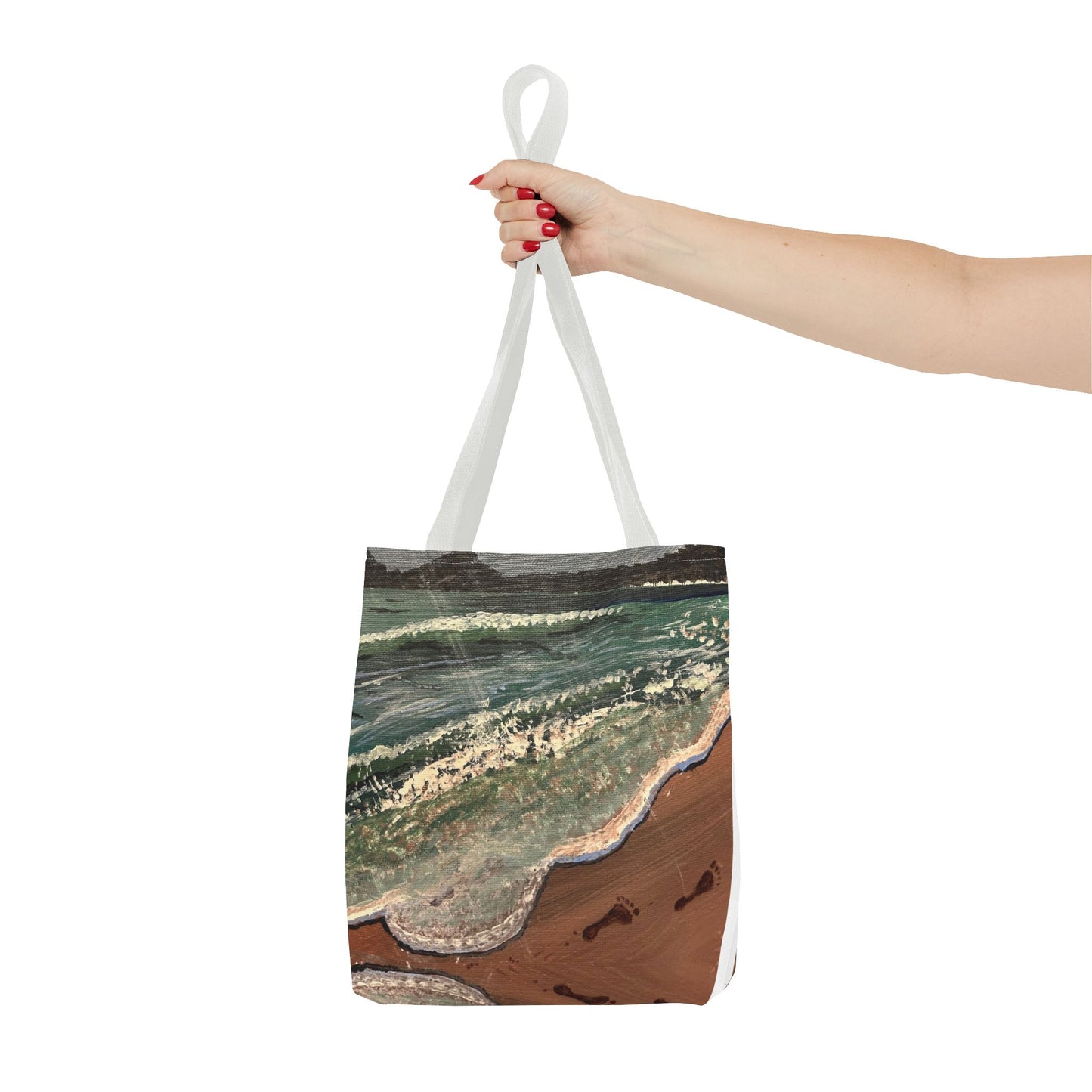Walk on the Beach Tote Bag (AOP)