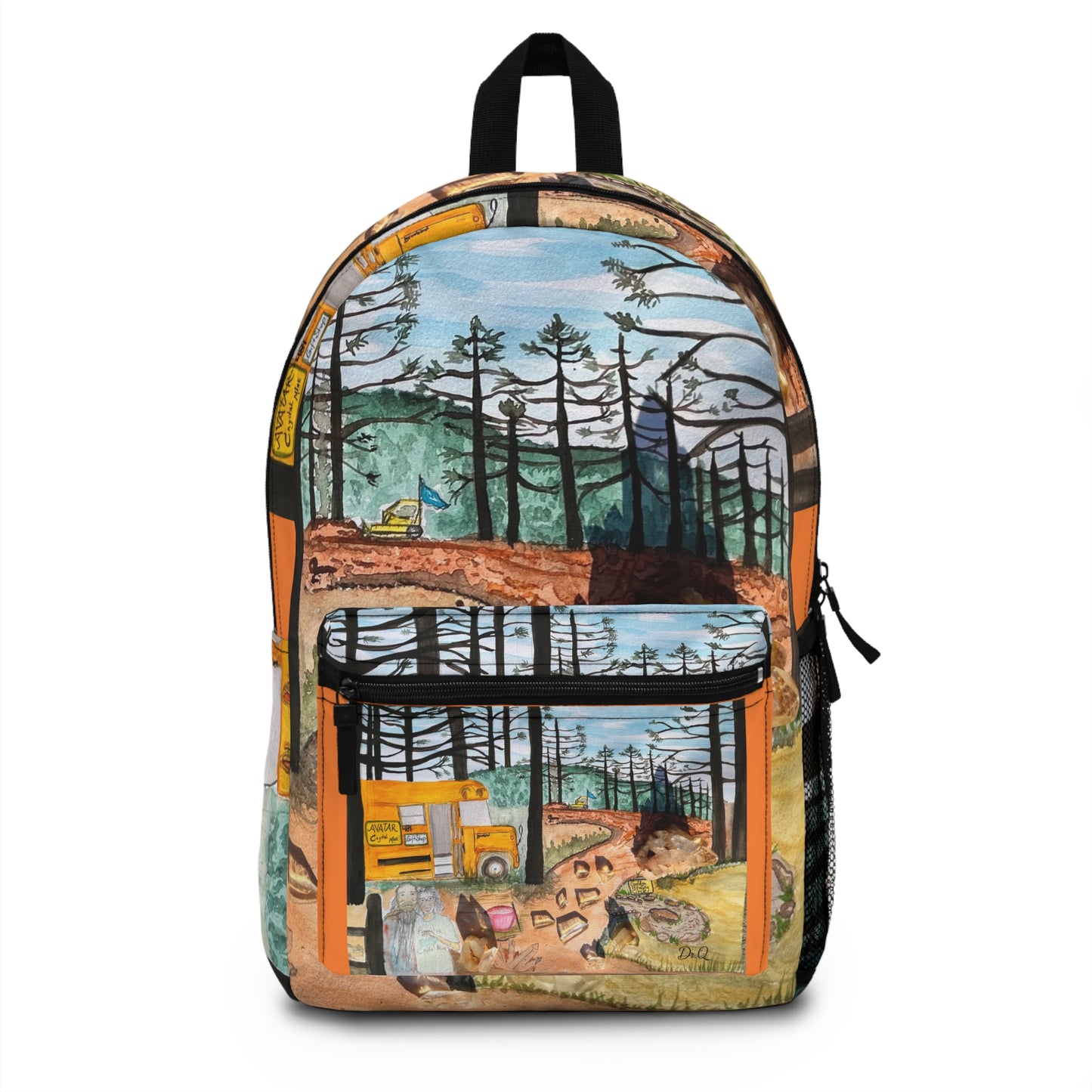 "Avatar Crystal Mine" Outdoor Adventure Backpack, Camping Gear, Hiking Bag, Nature Lover's Pack, Travel Accessory, Kids and Adults