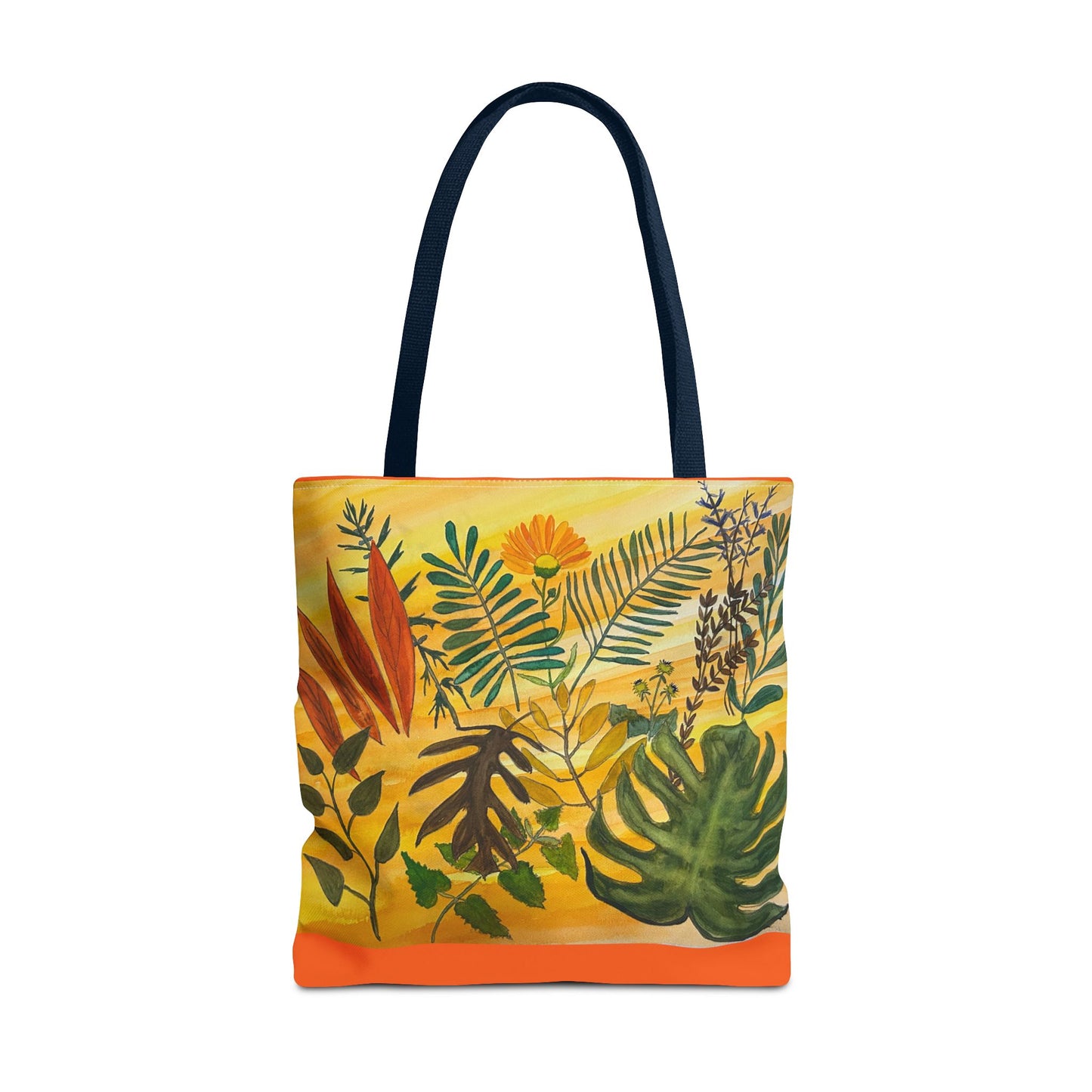 "Tropical Botanicals & Herbs" Tote Bag (AOP)