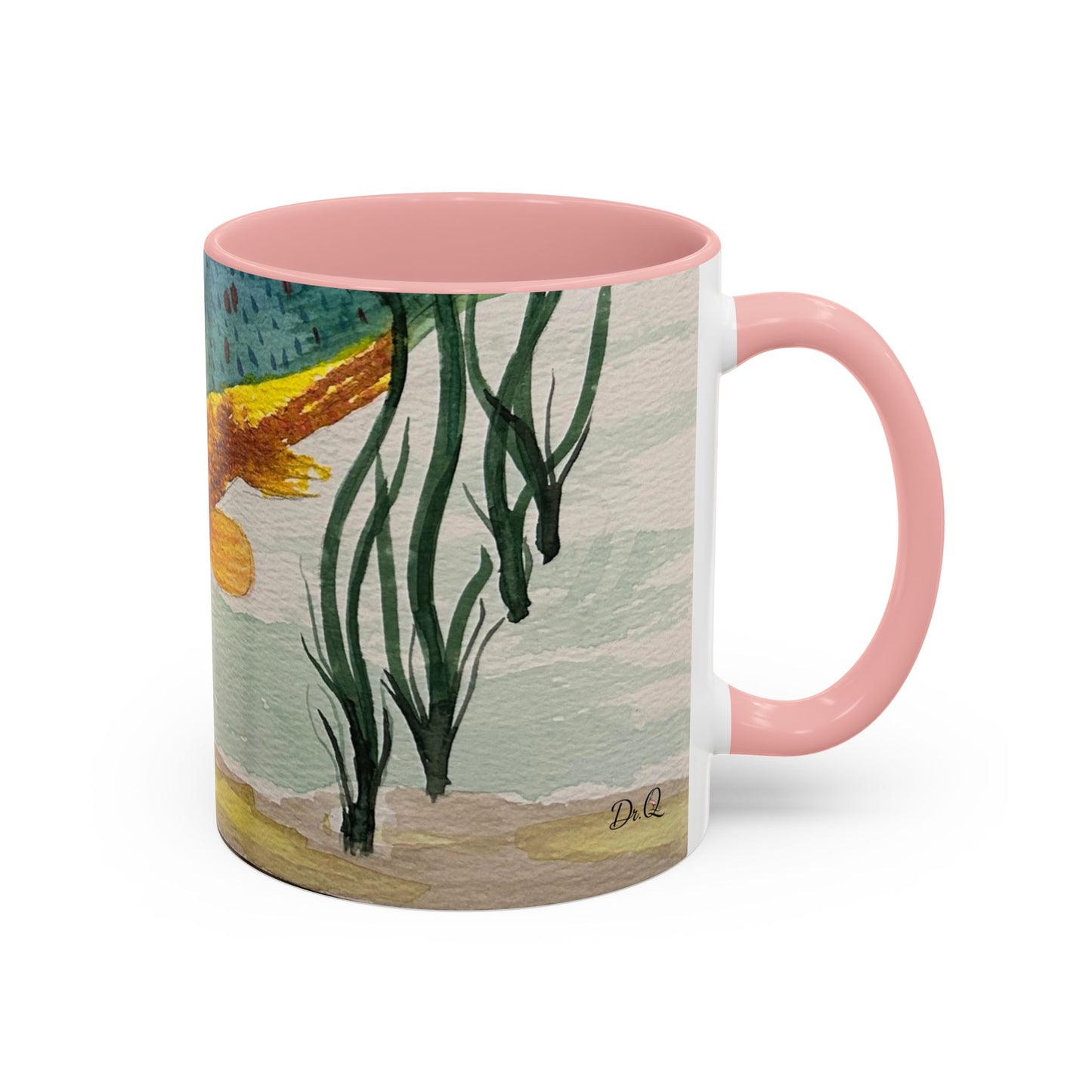 Texas Sunfish Accent Coffee Mug — Fishing Lake Lover Gift