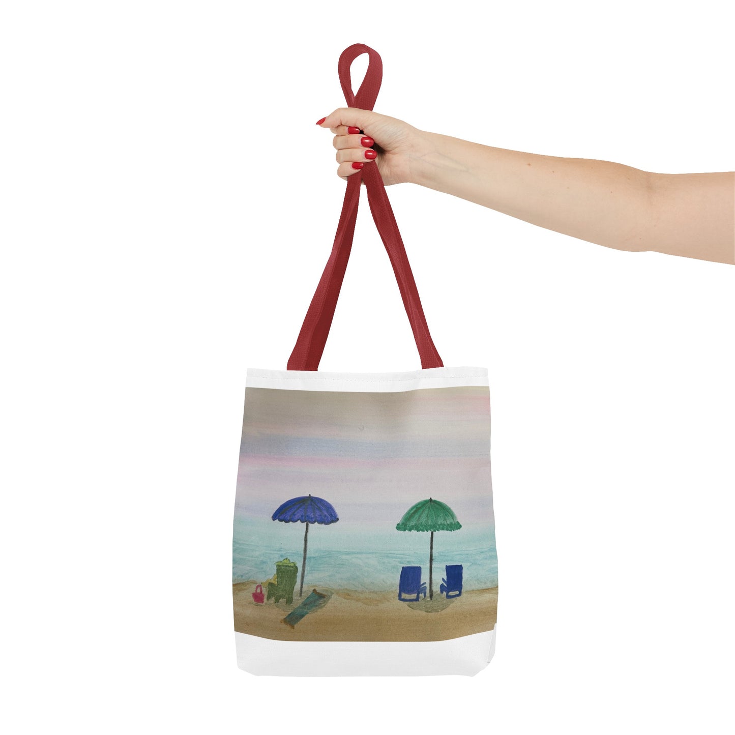 Beach Umbrellas Tote Bag (AOP)