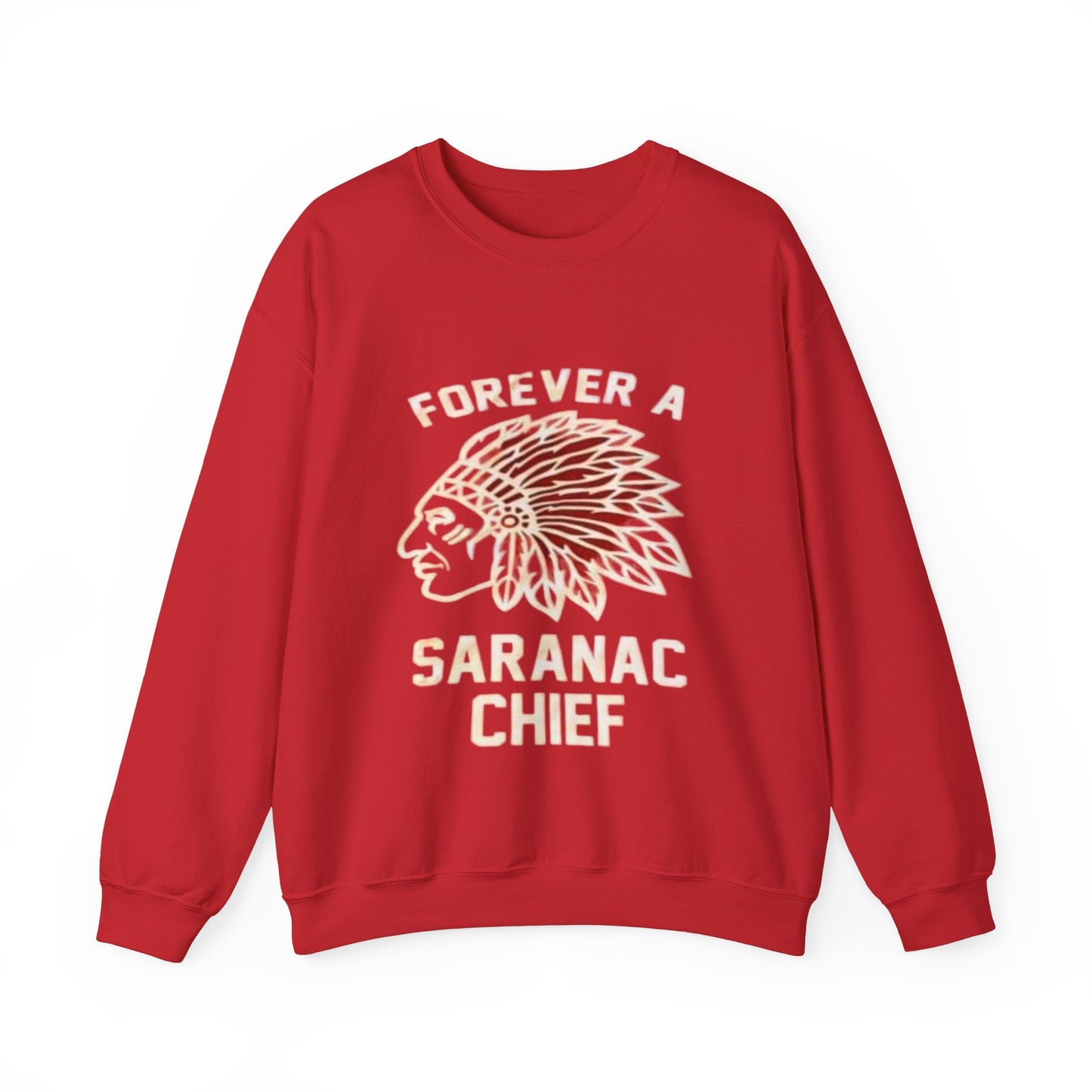 Forever a Saranac Chief Unisex Heavy Blend™ Crewneck Sweatshirt