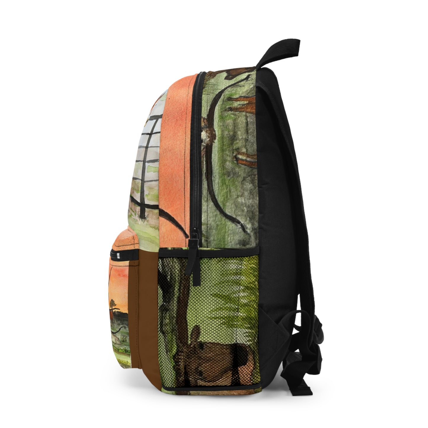 "Out 2 Pasture Ranch" Animal Rescue-Inspired Backpack with Longhorn Landscape Design - Perfect for Students, Adventurers, and Nature Lovers, Eco-Friendly School [...]