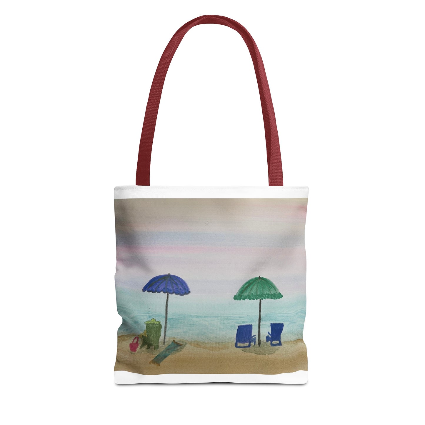 Beach Umbrellas Tote Bag (AOP)