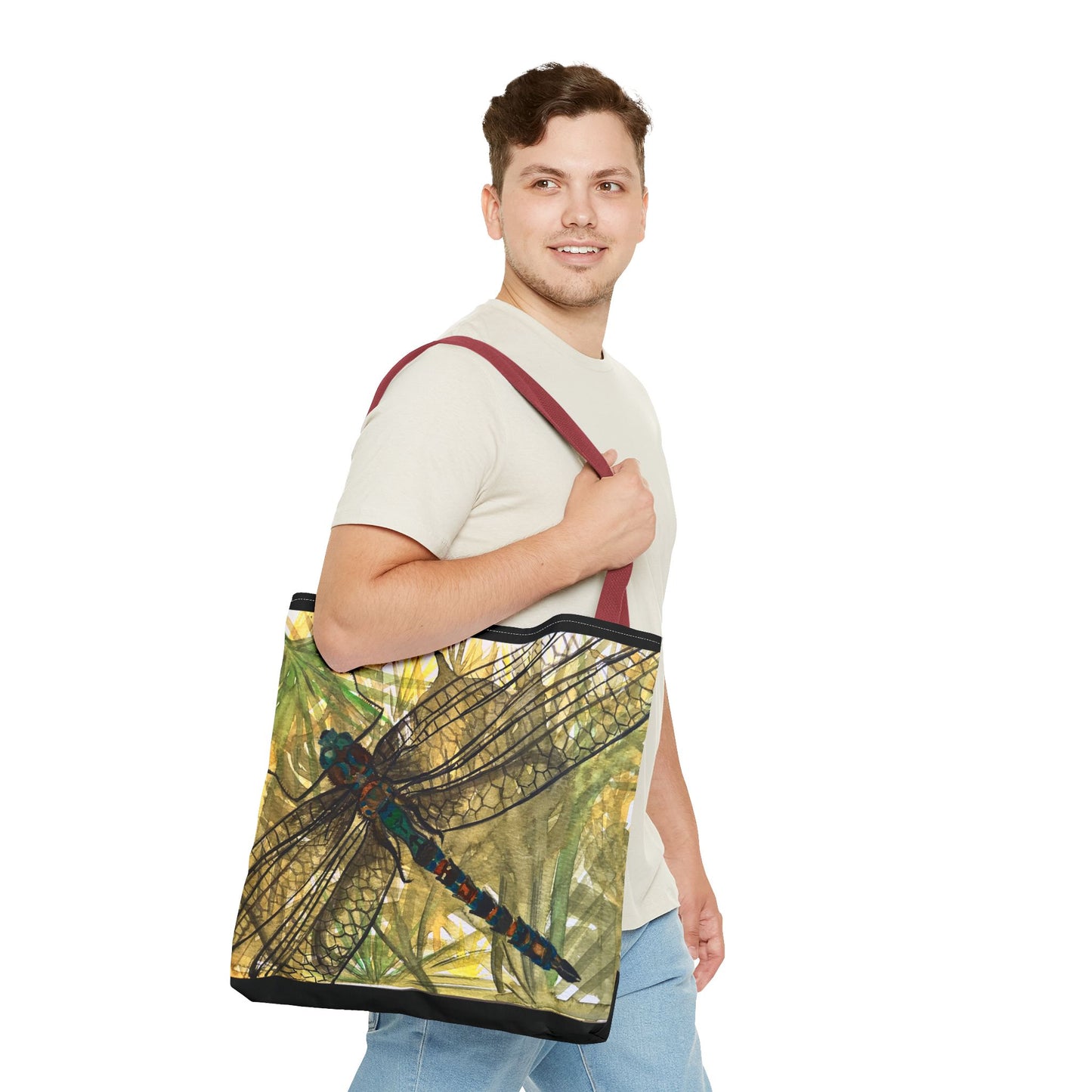 "Male Blue-Eyed Darner" of West & North Texas Tote Bag