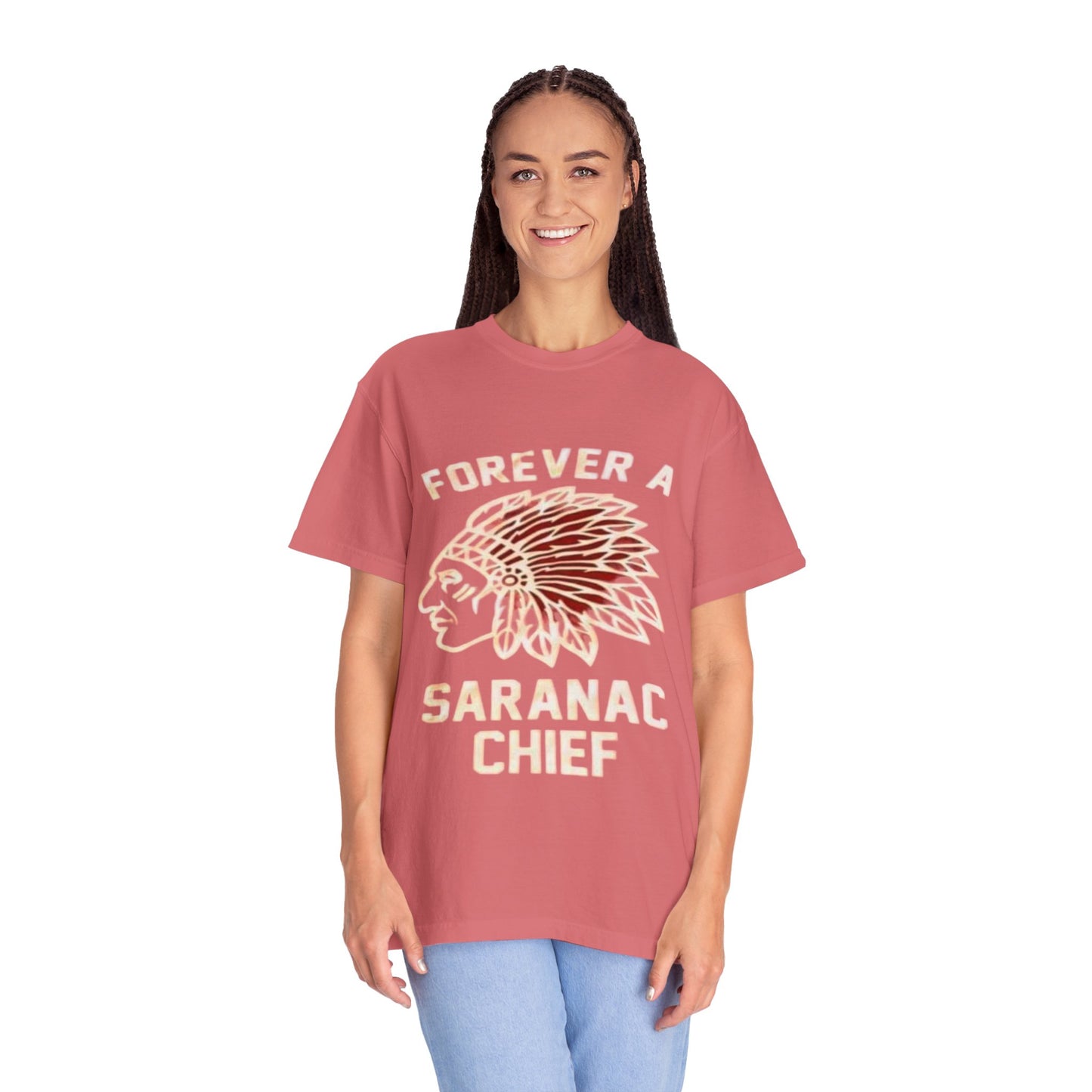 Forever a Saranac Chief Unisex Garment-Dyed T-shirt