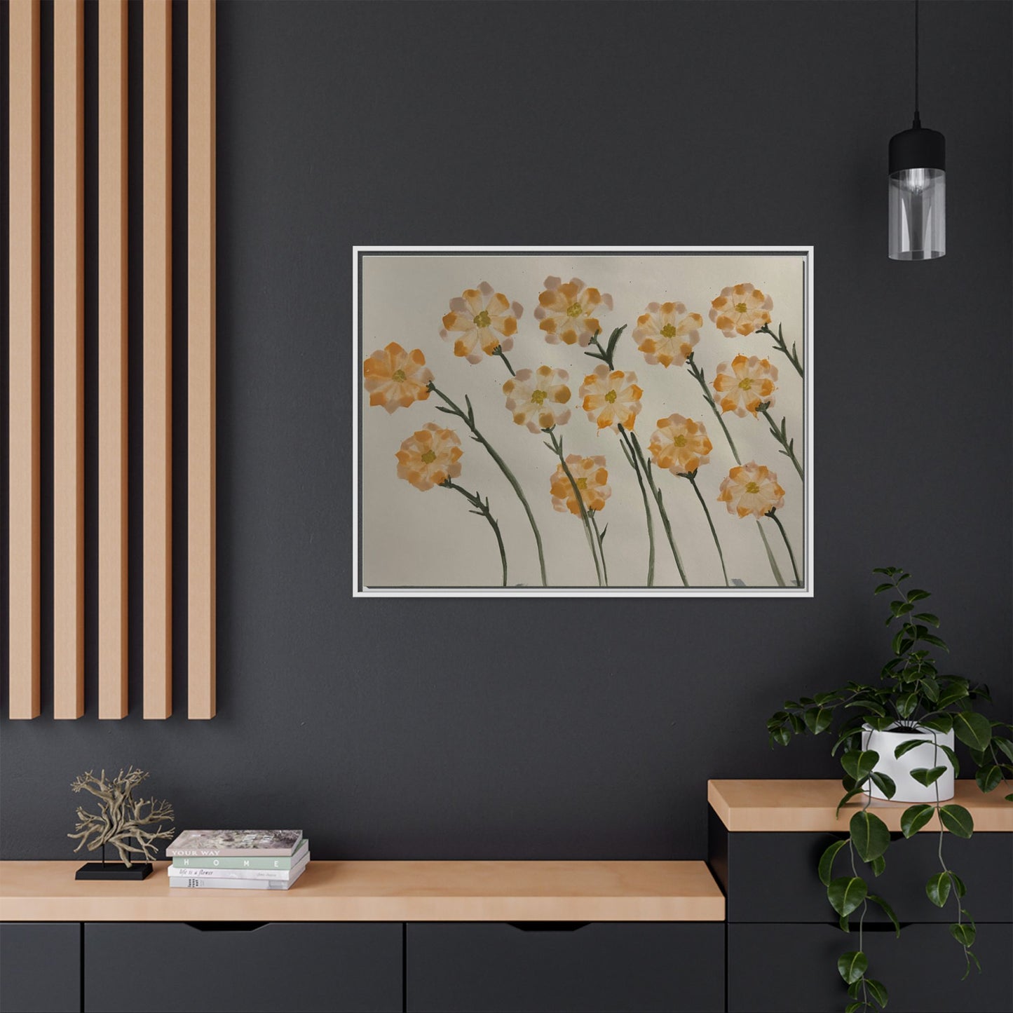 Matte Canvas, Framed (Multi-color)