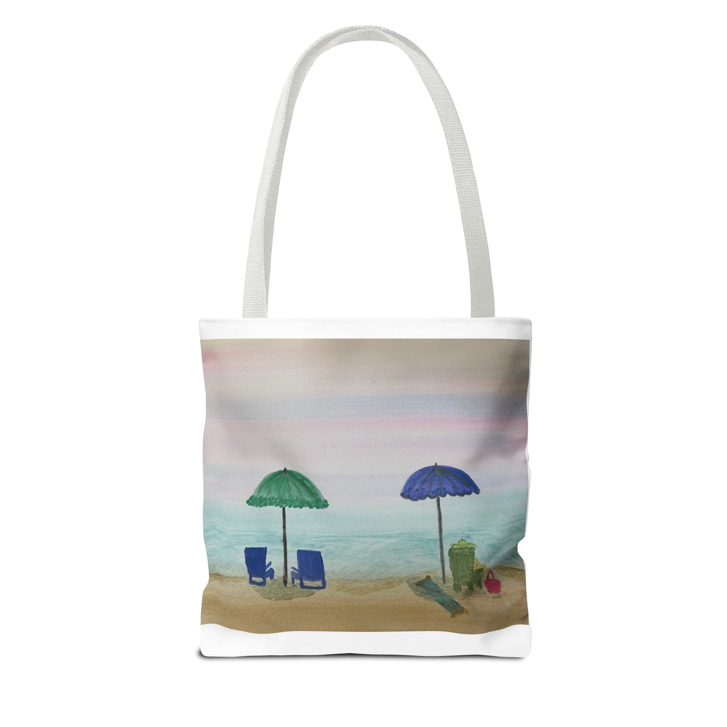 Beach Umbrellas Tote Bag (AOP)