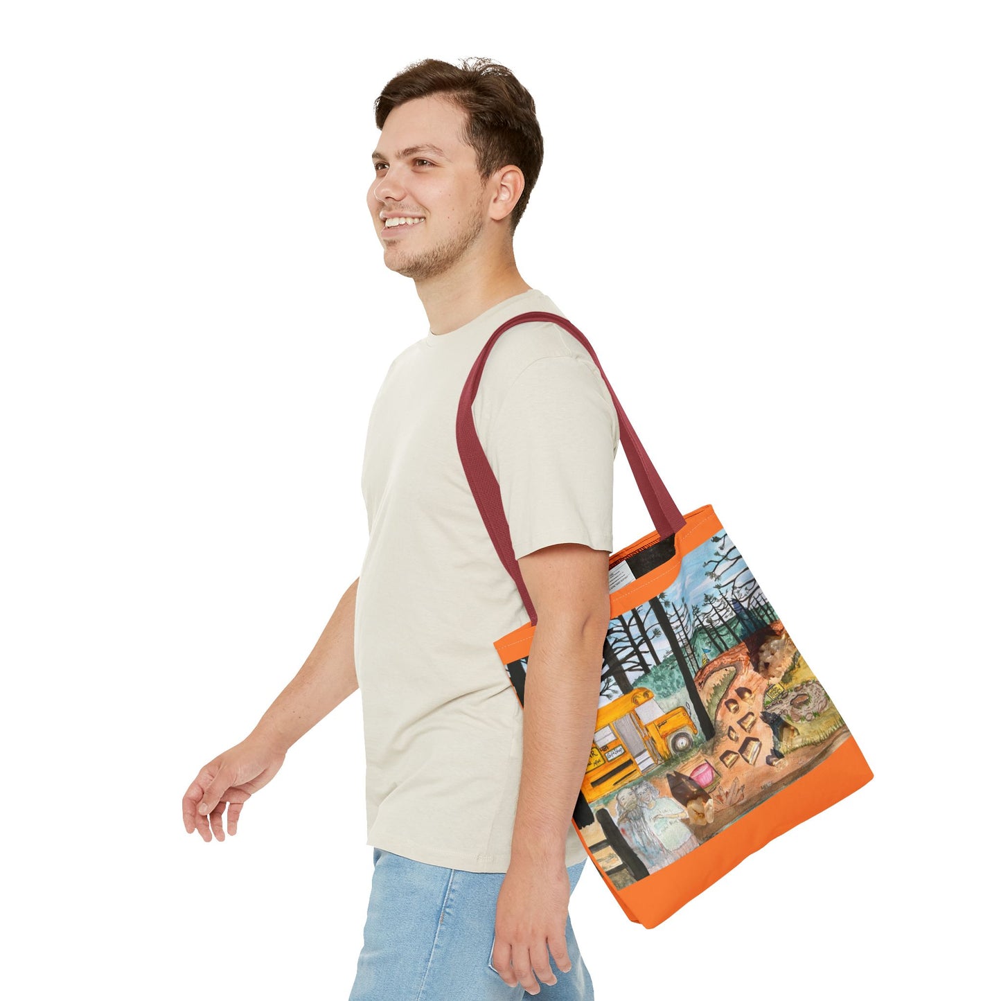 "Avatar Crystal Mine" Scenic Nature Tote Bag, Eco-Friendly Canvas Bag, Artsy Shopper’s Companion, Perfect Gift for Nature Lovers, Boho Style