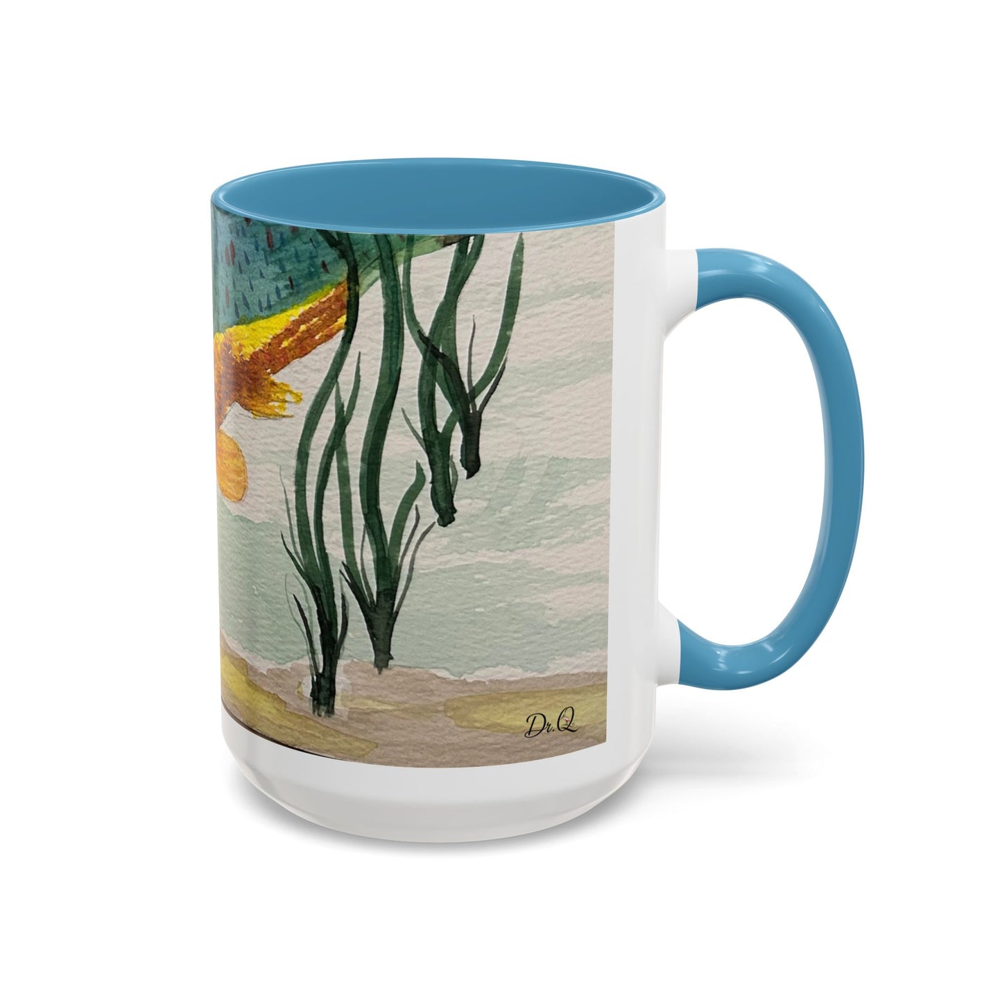 Texas Sunfish Accent Coffee Mug — Fishing Lake Lover Gift