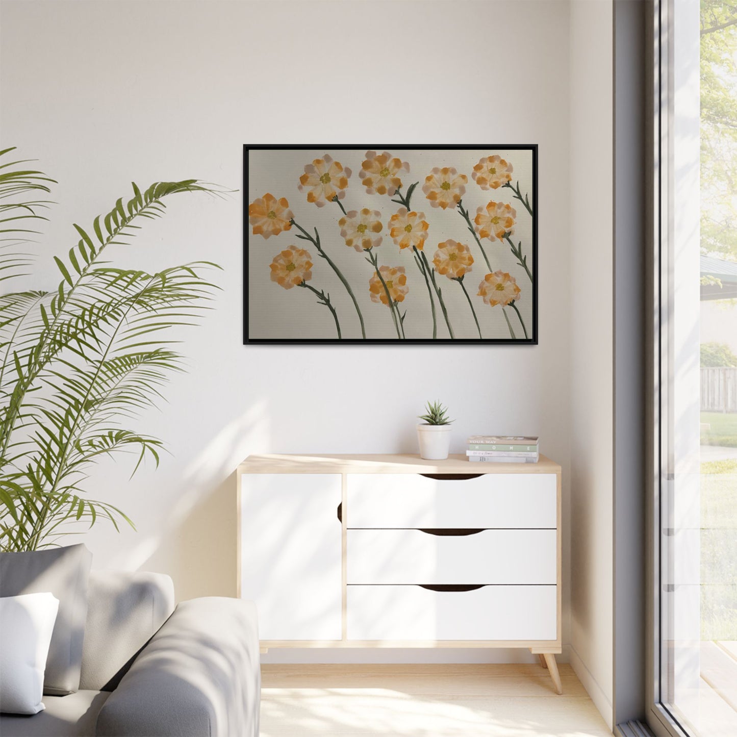 Matte Canvas, Framed (Multi-color)