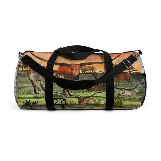 "Out 2 Pasture Ranch" Stylish Duffel Bag for Adventurers, Gym Bag, Travel Companion, Weekend Getaway Bag, Personalized Sports Bag