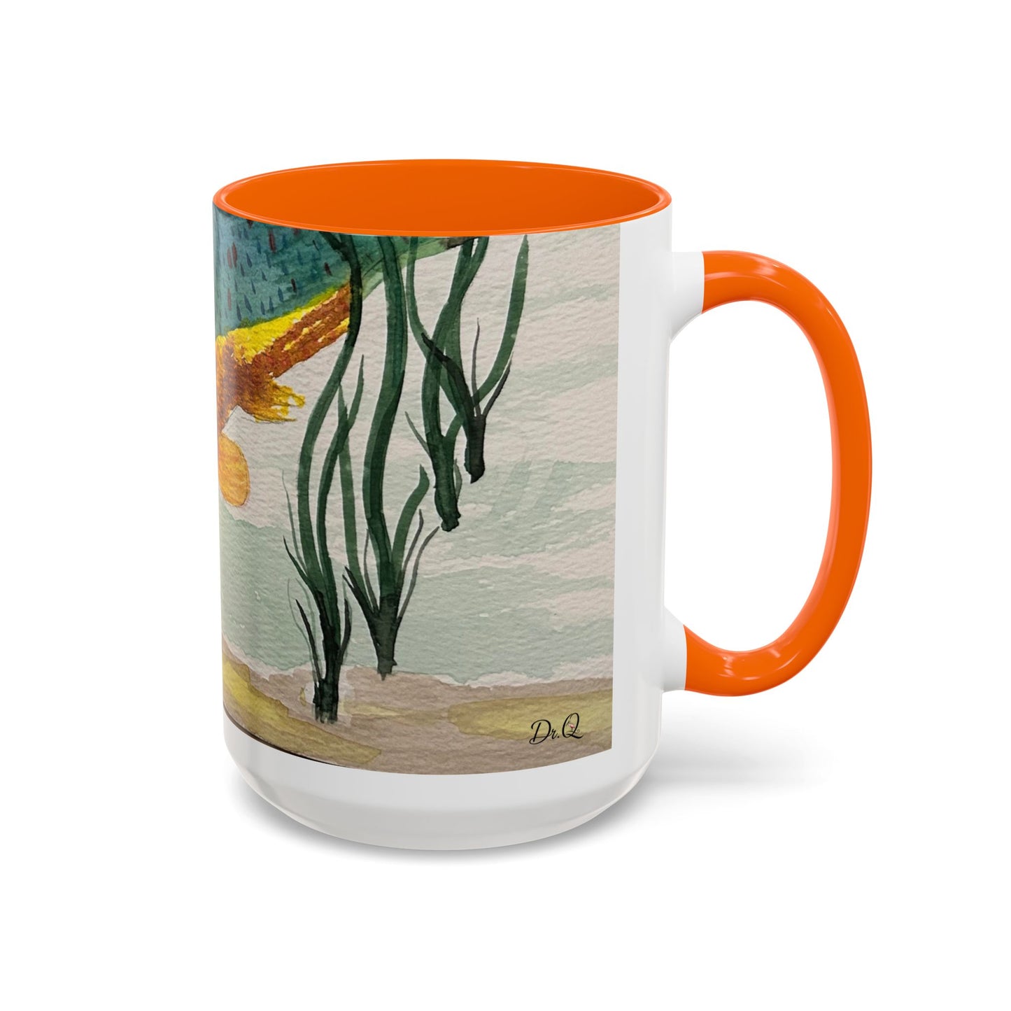 Texas Sunfish Accent Coffee Mug — Fishing Lake Lover Gift